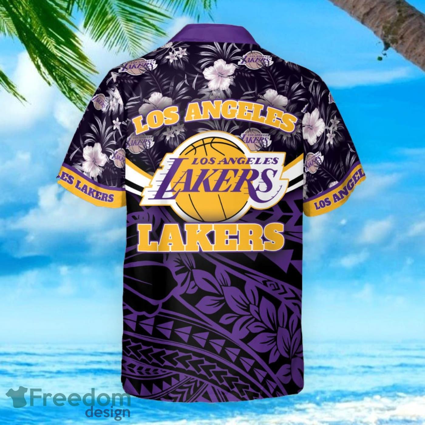 Los Angeles Lakers Polynesian Pattern National National Basketball  Association 2023 Hawaiian Shirt - Freedomdesign