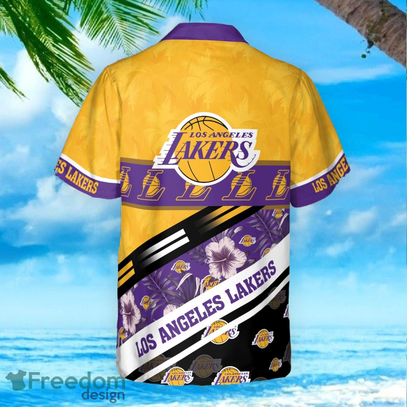 LA Lakers Hawaiian Shirt For Men And Women - Freedomdesign