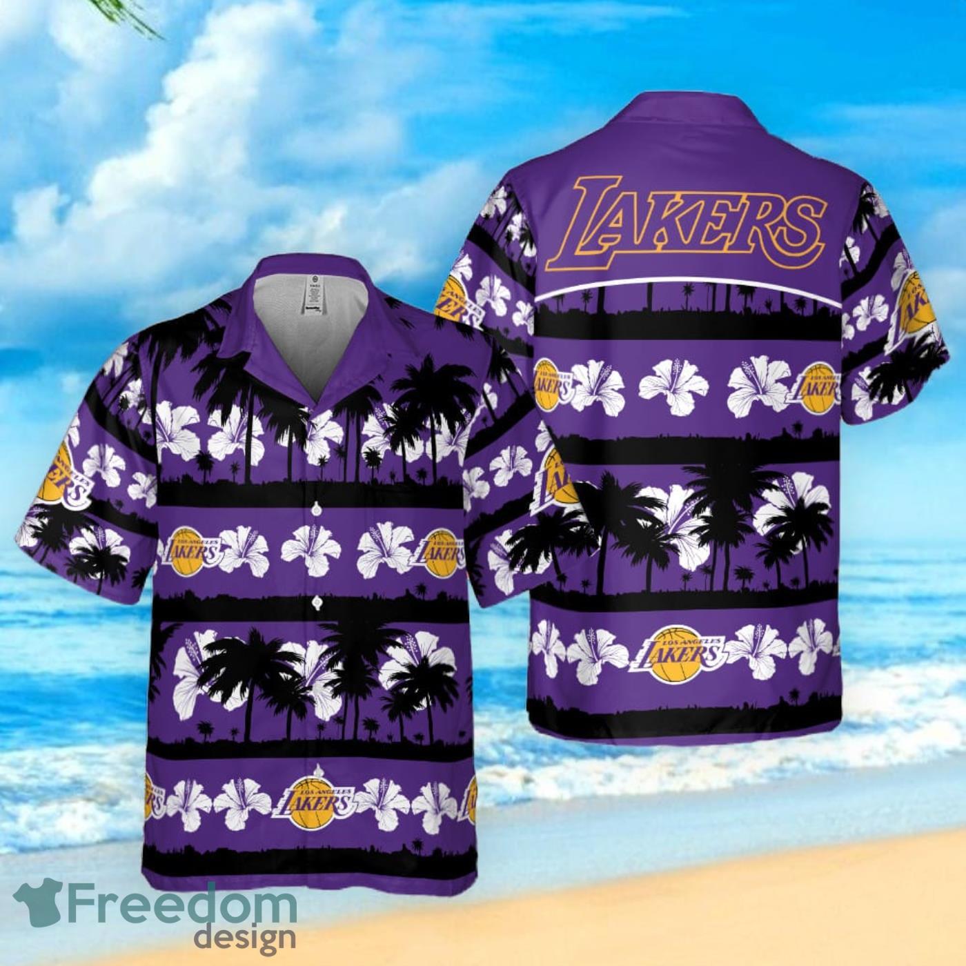 LA Lakers Hawaiian Shirt For Men And Women - Freedomdesign