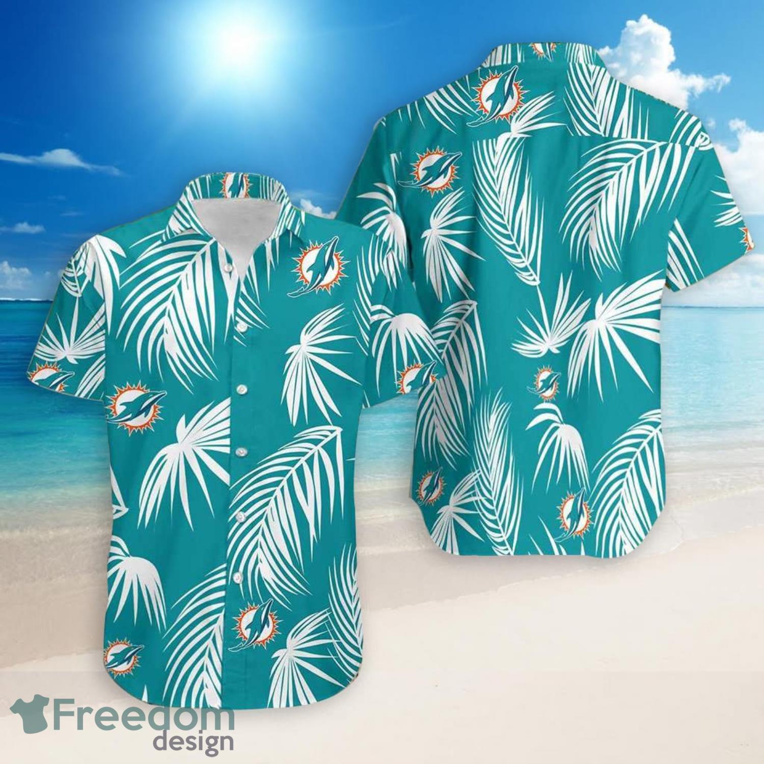 Personalized Name Miami Dolphins Flower Aloha Summer Hawaiian Shirt For  Fans - Freedomdesign