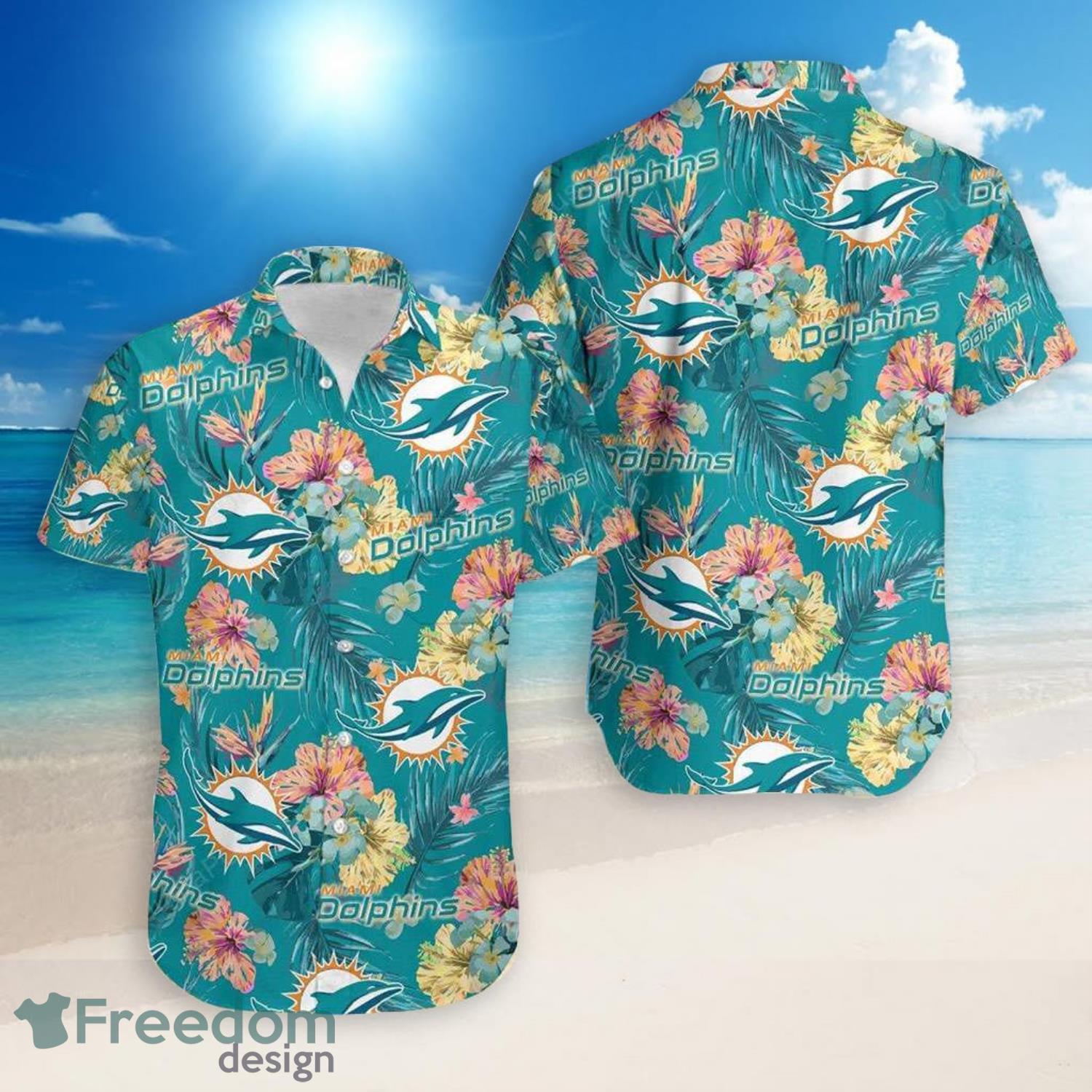 miami dolphins hawaiian shirts