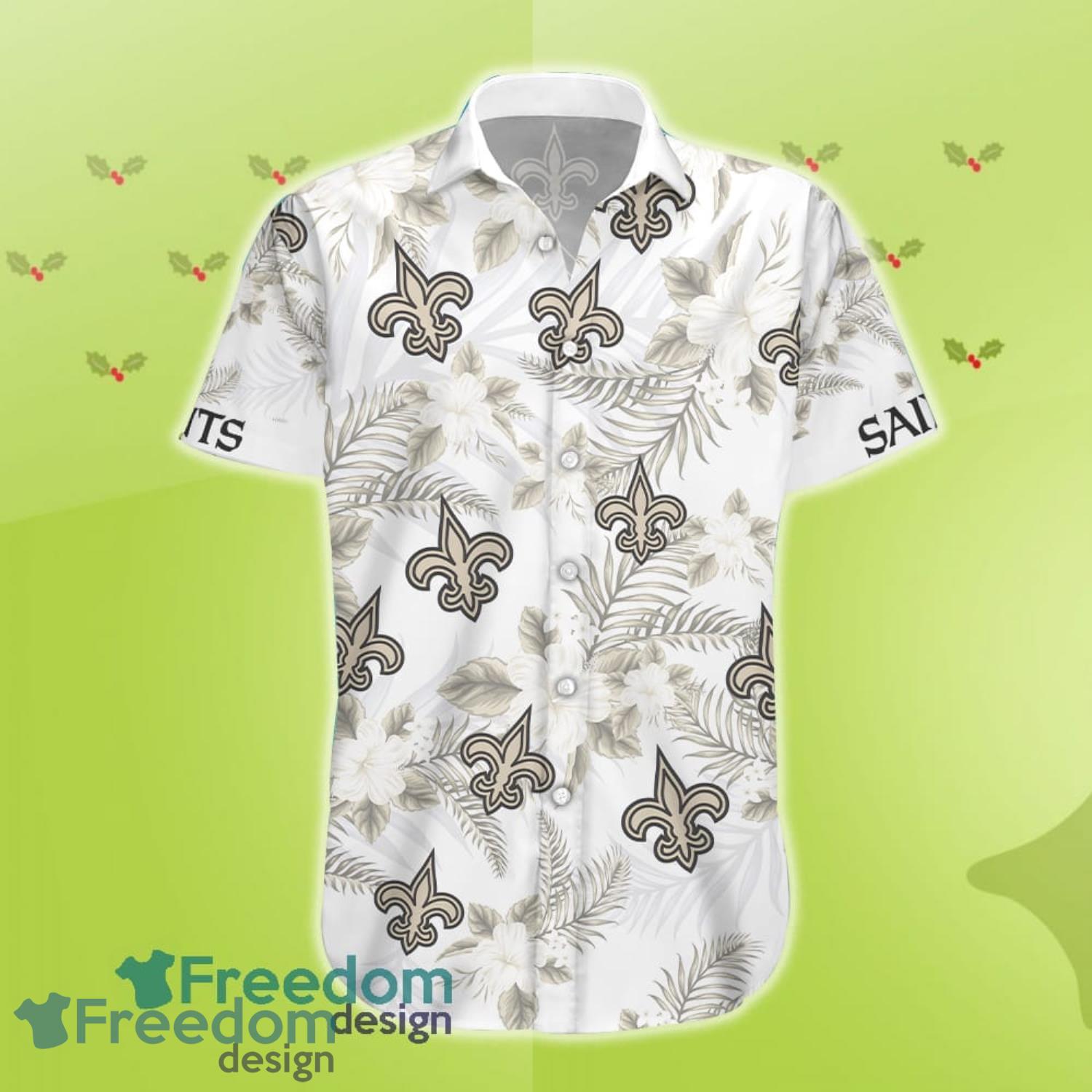 New Orleans Saints NFL Flower Hawaiian Shirt For Men Women Style Gift For  Fans - Freedomdesign