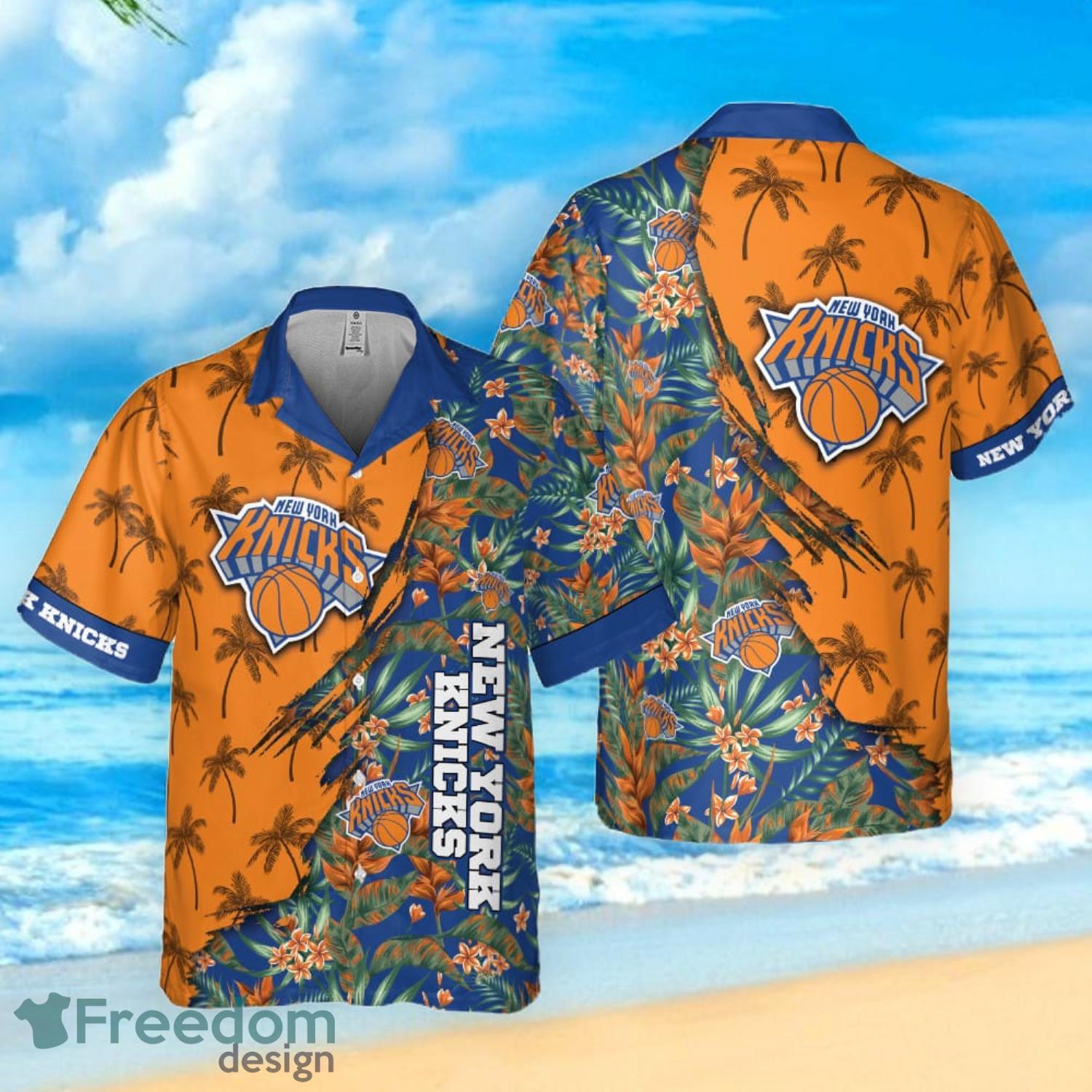 New York Knicks NBA Playoffs Design 6 Beach Hawaiian Shirt Men And Women  For Fans Gift - Banantees