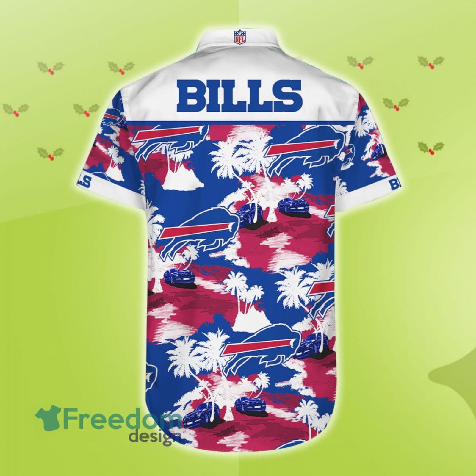 Buffalo Bills NFL Hawaiian shirt Custom Name Summer Gift - Freedomdesign