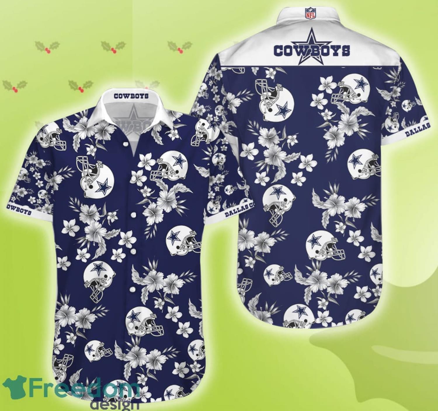 Dallas Cowboys NFL Team Logo Baby Yoda Hawaiian Shirt - Freedomdesign