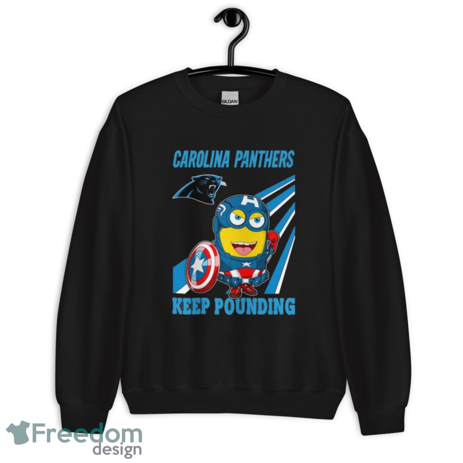 NFL T shirt Cheap 3D Custom Carolina Panthers T shirt Sale For