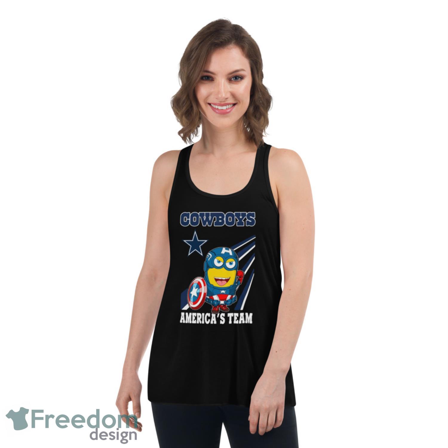 NFL Football Dallas Cowboys Captain America Marvel Avengers Minion Shirt -  Freedomdesign