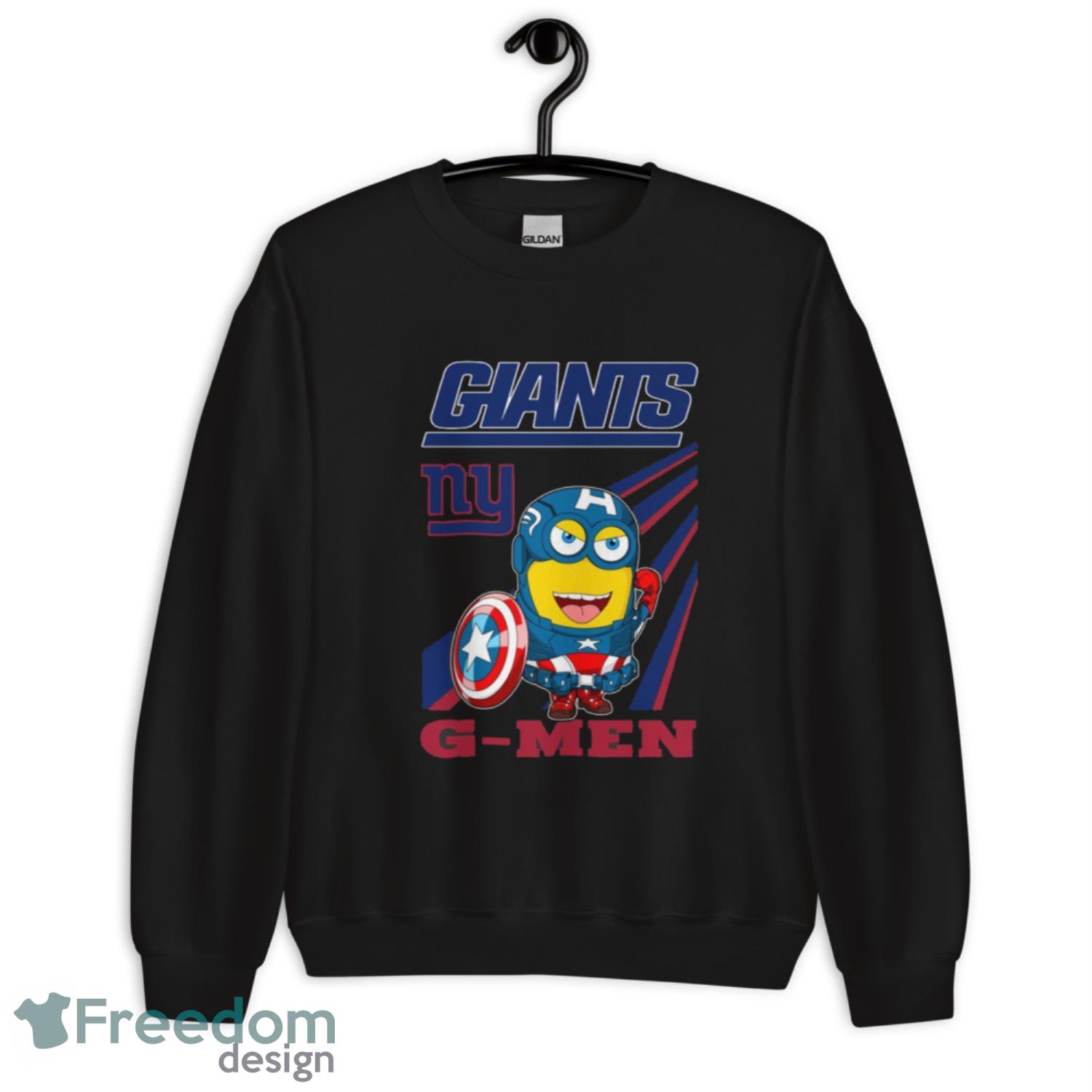 NFL Football New York Giants Captain America Marvel Avengers Minion Shirt -  Freedomdesign