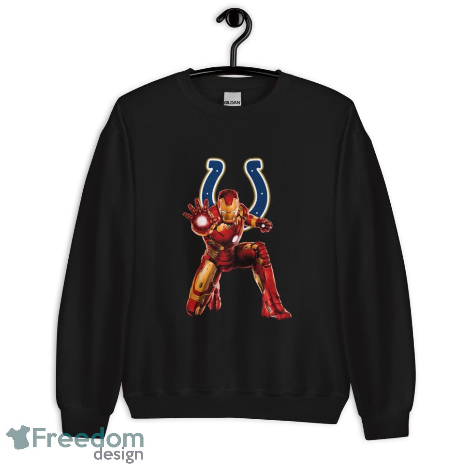 NFL Iron Man Marvel Comics Sports Football Indianapolis Colts T Shirt -  Freedomdesign