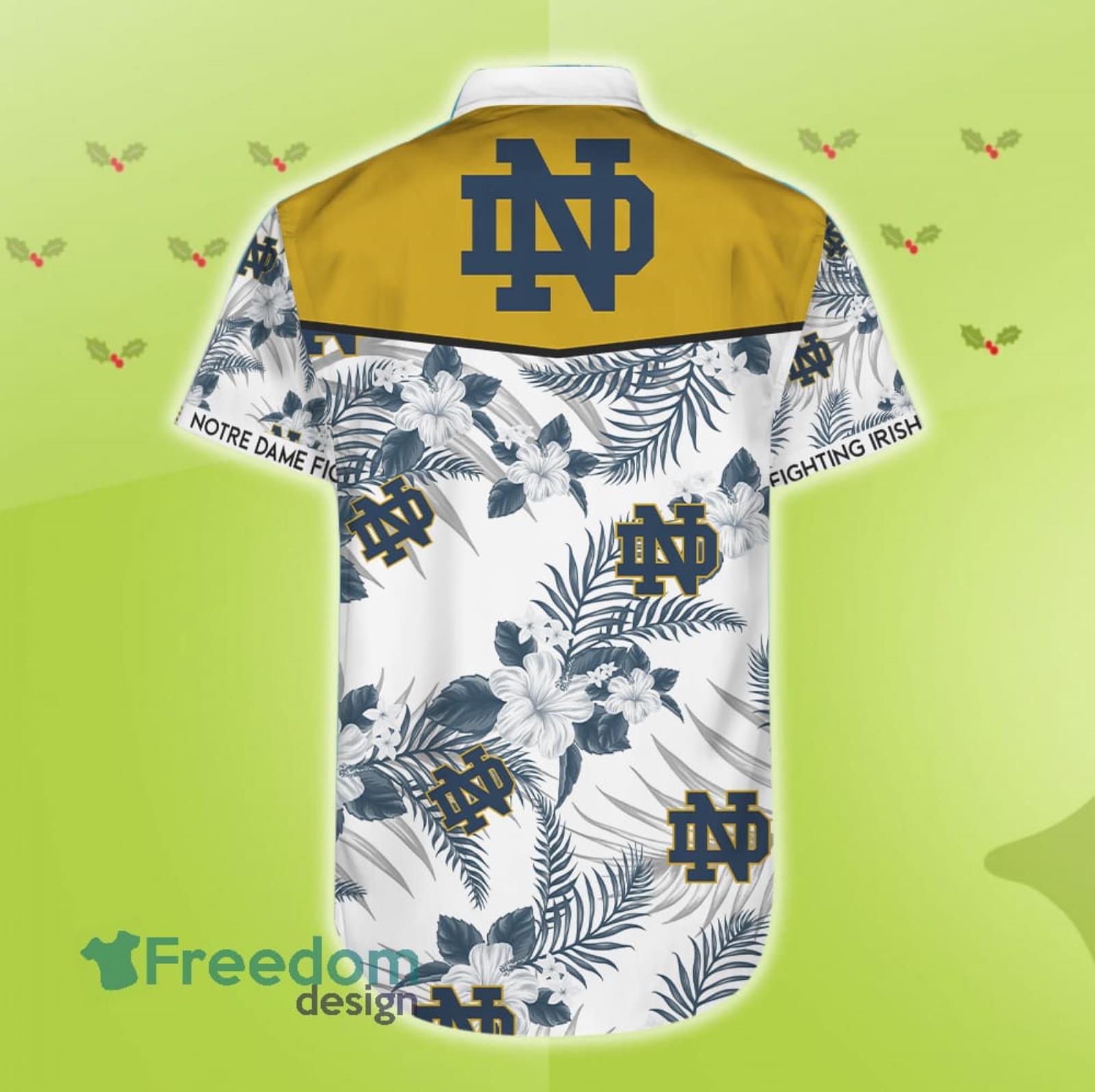 Notre Dame Fighting Irish Trending Hawaiian Shirt Best Gift For Fans -  Freedomdesign