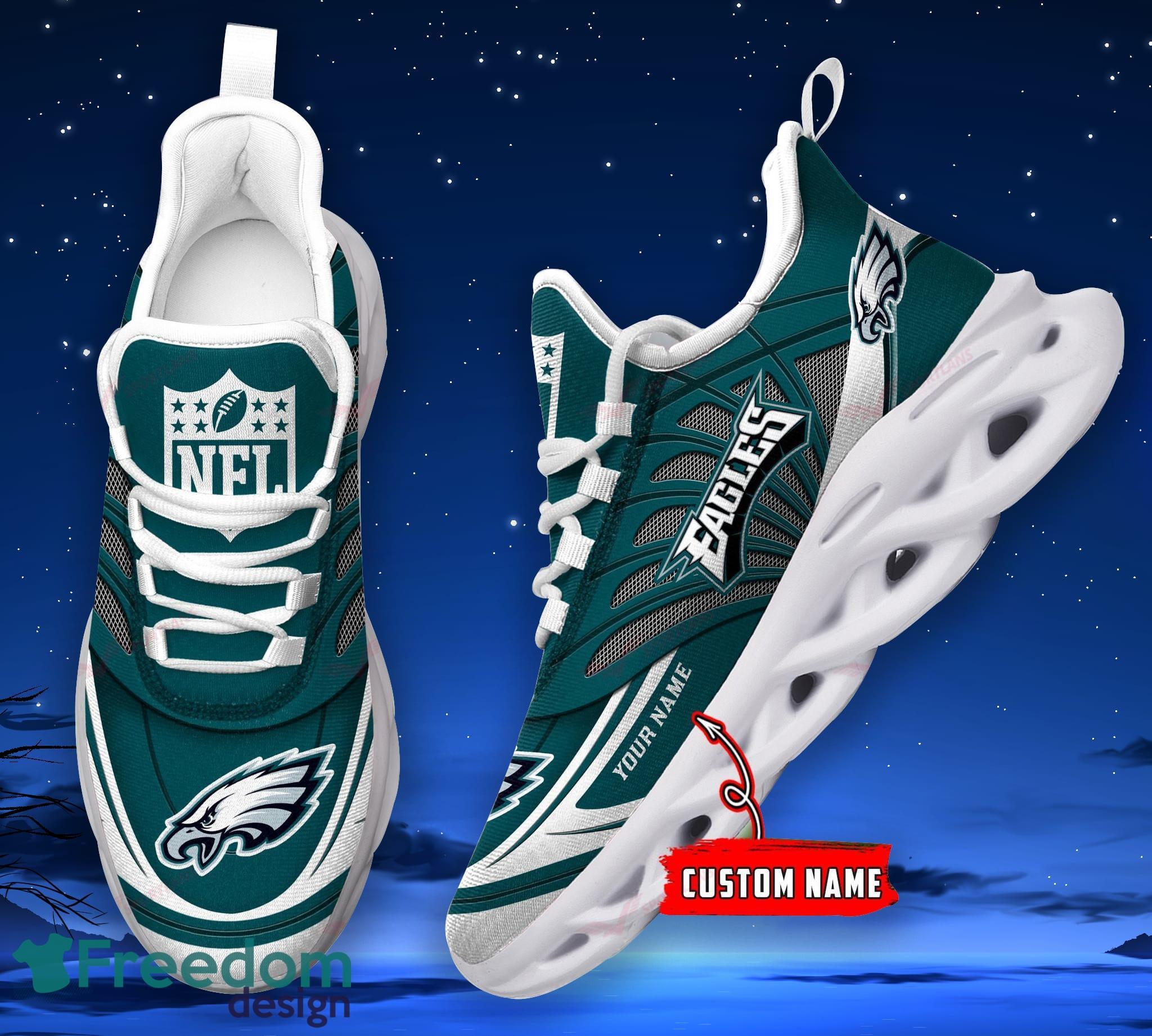 Philadelphia Eagles Custom Name Air Jordan 11 Sneakers Shoes