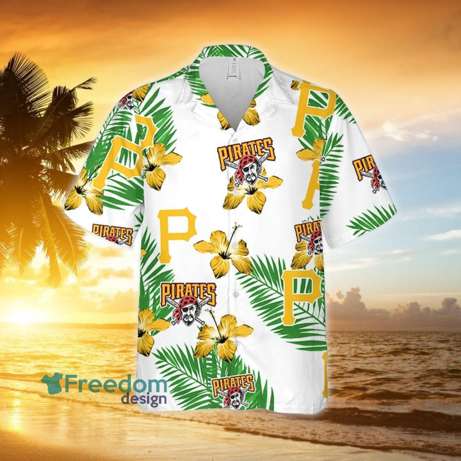 NEW FASHION 2023 Pittsburgh Pirates Hawaiian Shirt Tropical flower gift for  fans