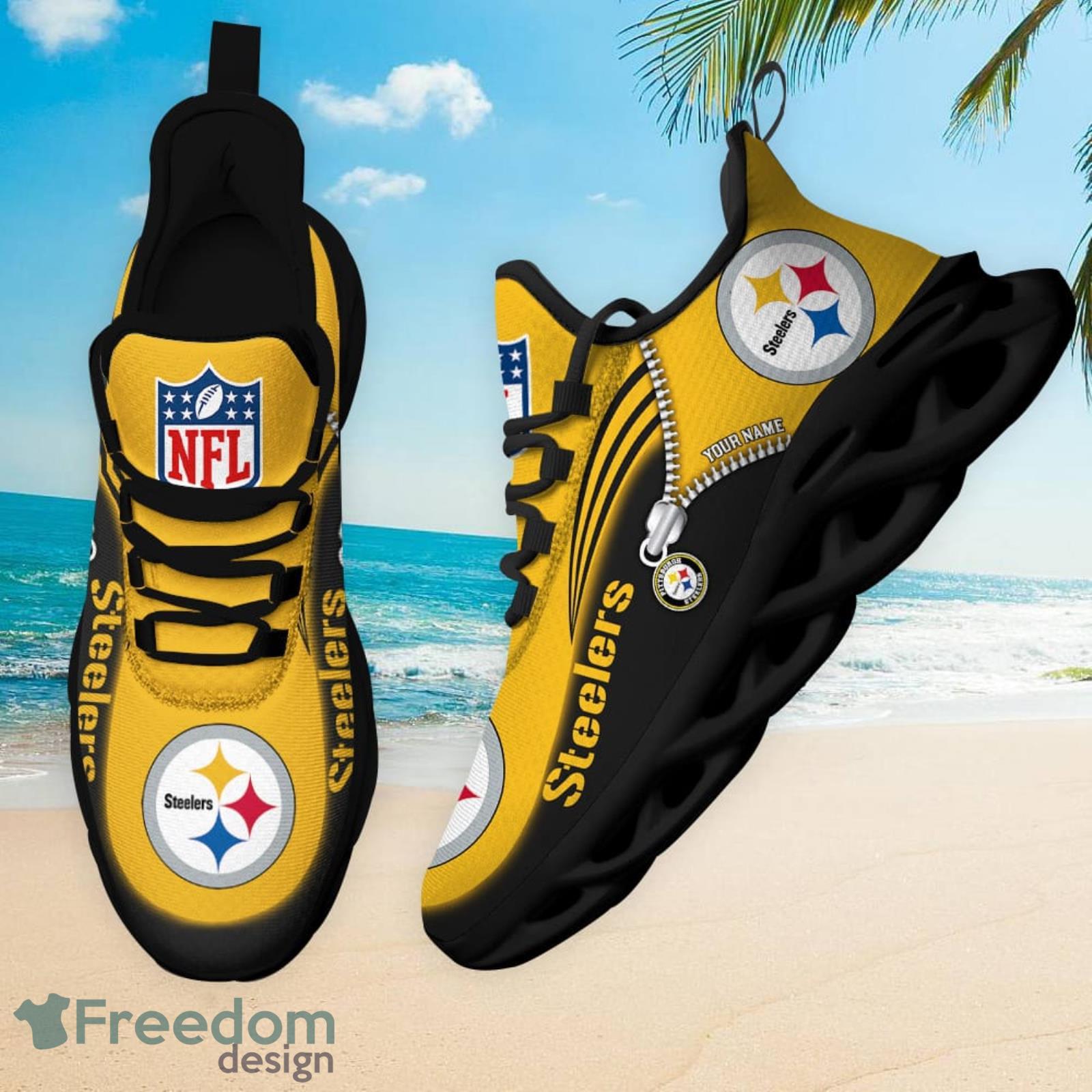 Pittsburgh Steelers Air Jordan 11 Sneakers Gifts For Men Women Custom Name  Shoes - Freedomdesign