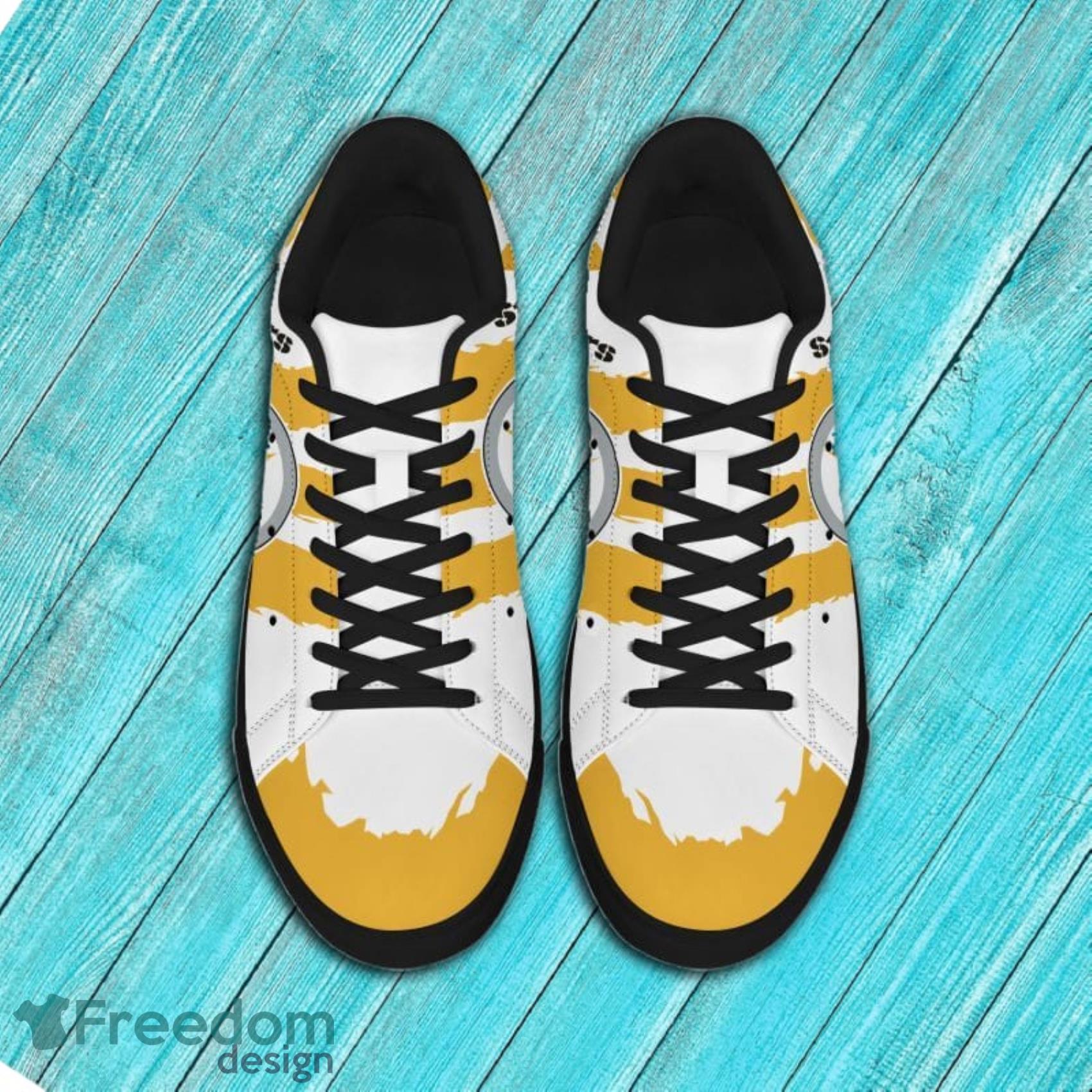 Pittsburgh Steelers NFL Scratch Effect Low Top Skate Shoes For Men And  Women - Freedomdesign