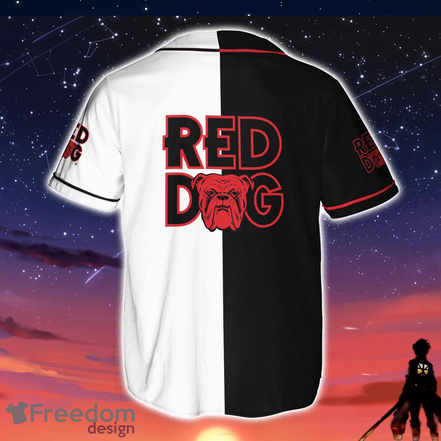 White Black Red Dog Beer Baseball Jersey Shirt Gift For Men And Women