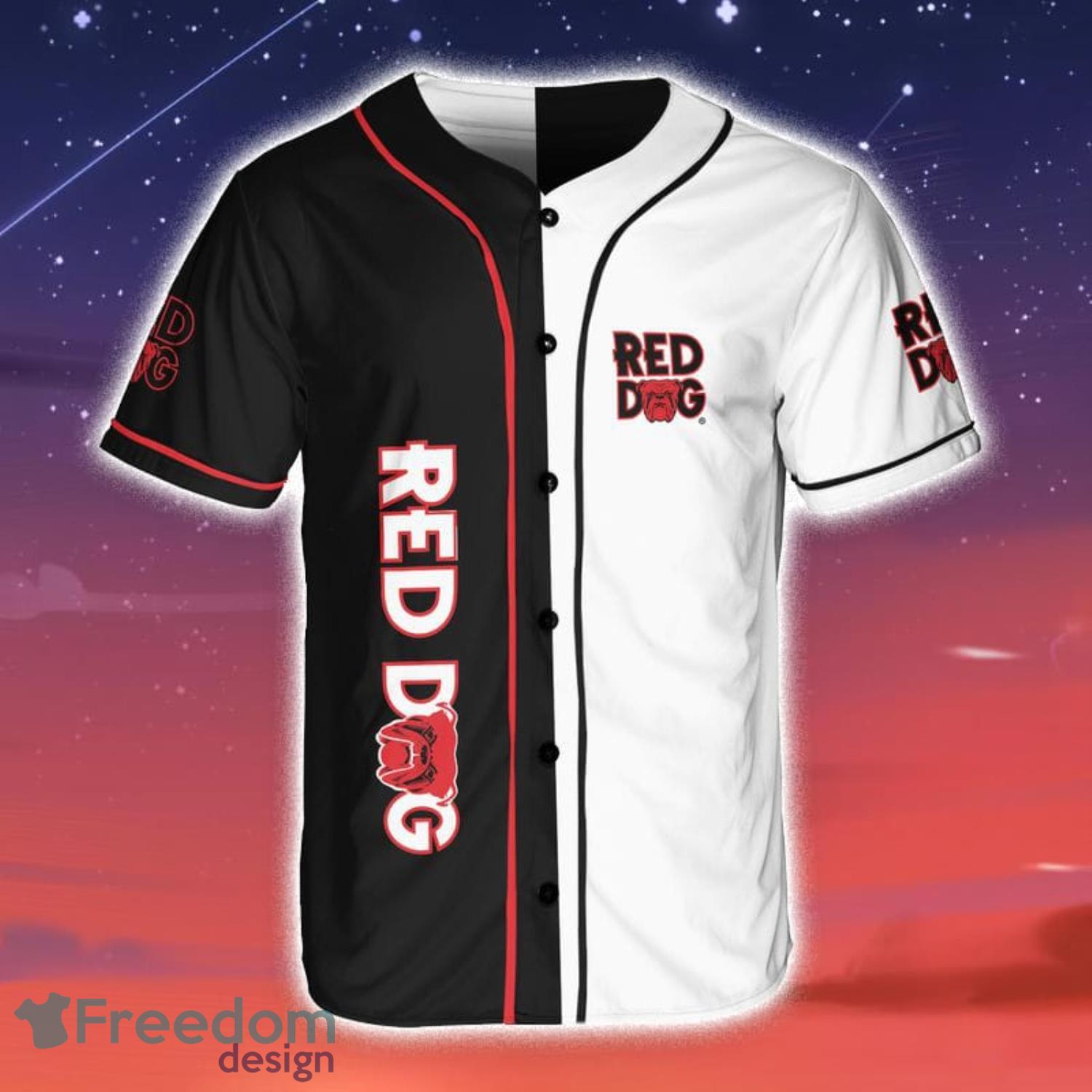 Red Dog Beer Men And Women Baseball Jersey Shirt Summer Gift For Sport Fans  - Freedomdesign