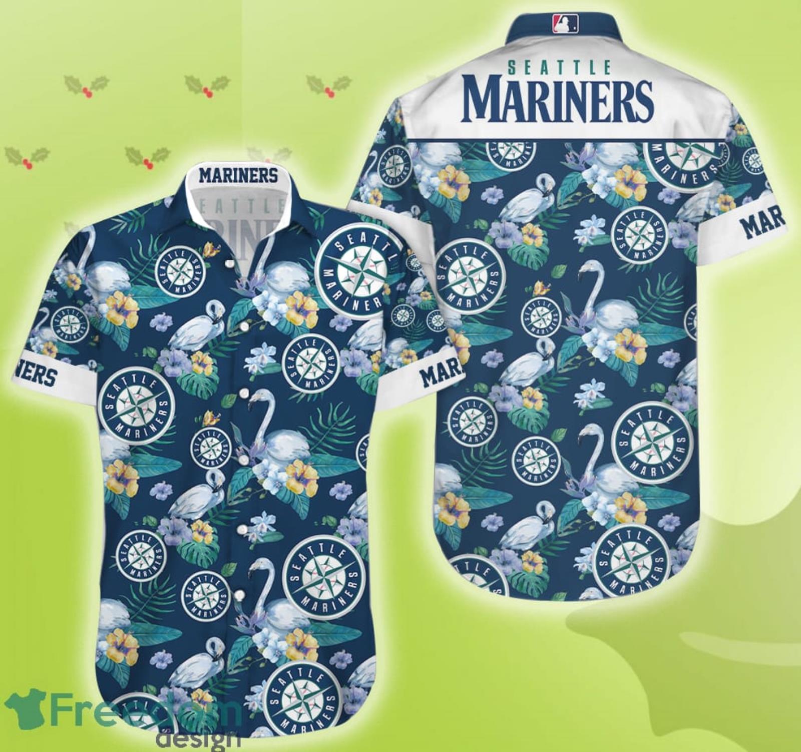 Seattle Mariners Logo MLB Hawaii Polo Shirt For Fans - Freedomdesign