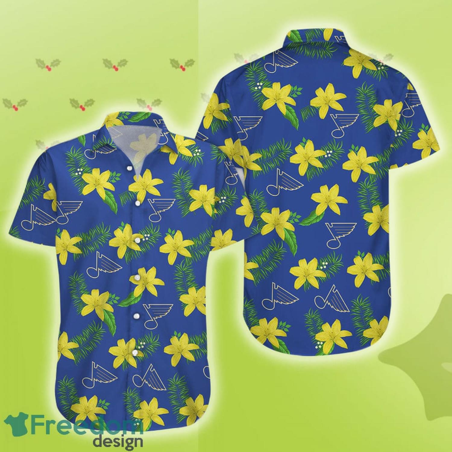 St Louis Blues Aloha Beach Gift Hawaiian Shirt For Men And Women - Trendy  Aloha