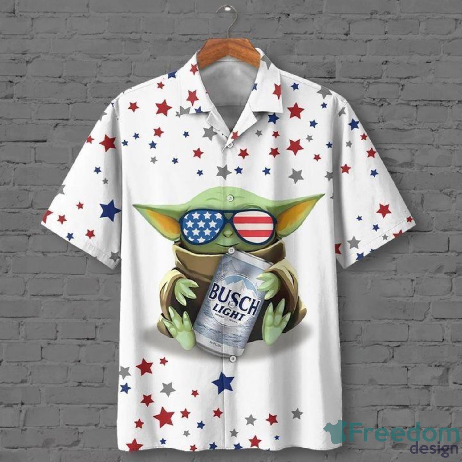 Baby Yoda Star Wars Loves Atlanta Braves Hawaiian Shirt