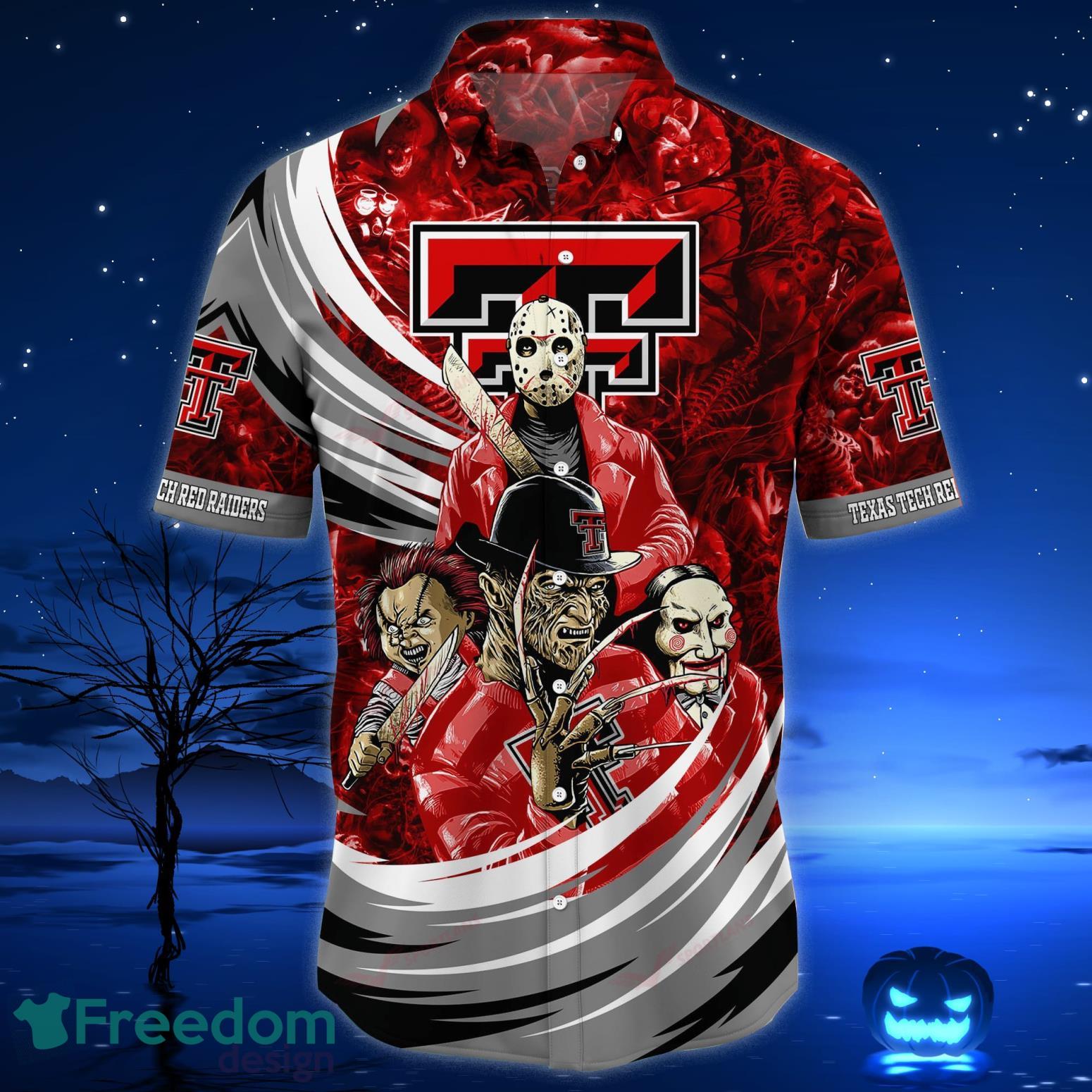 Stylish NCAA Texas Tech Red Raiders Hawaiian Shirt Custom Name