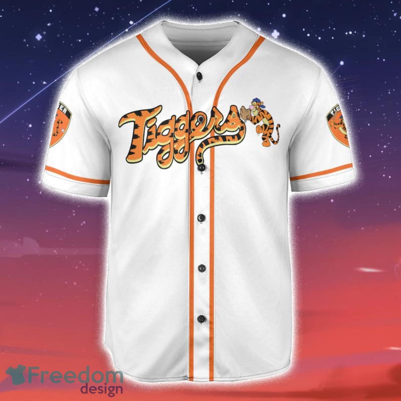 Tigger Winnie The Pooh Baseball Player Disney Cartoon Graphics Baseball  Jersey Gift For Sport Fans - Freedomdesign