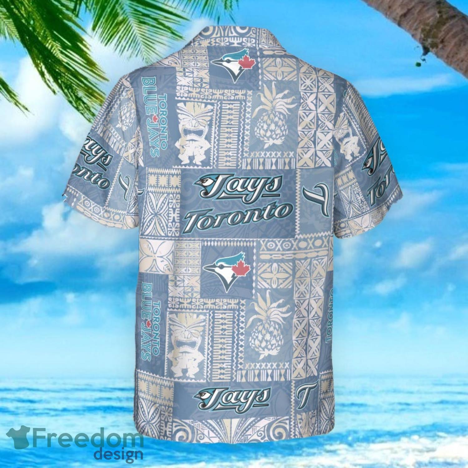 NEW FASHION 2023 Toronto Blue Jays Hawaiian Shirt flower summer gift for  fans