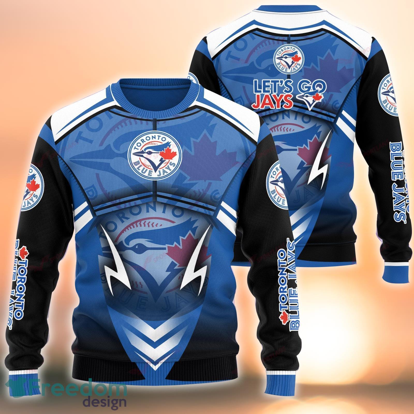 Toronto Blue Jays MLB Custom Number And Name 3D Hoodie For Men And