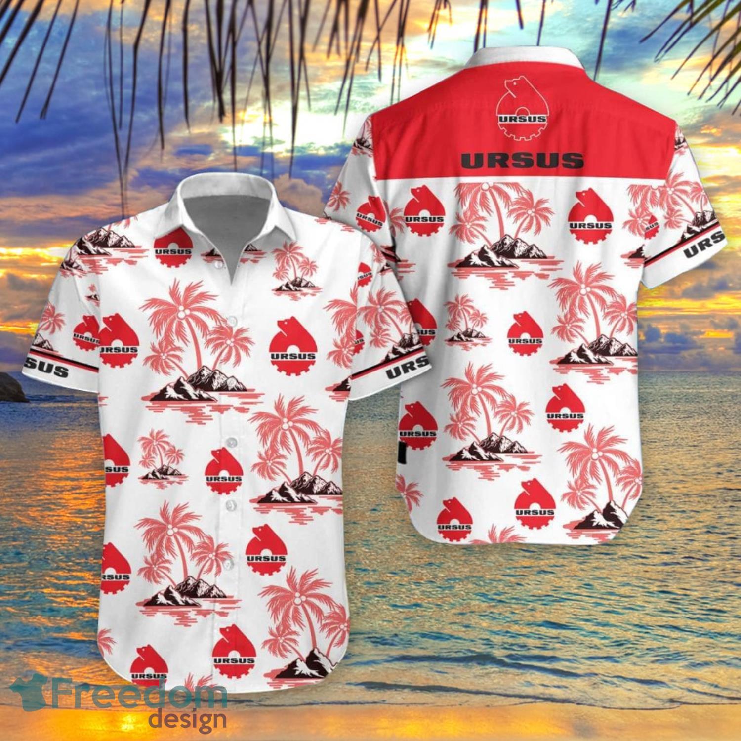 Boston Red Sox Baseball Coconut Beach Pattern Hawaiian Shirt And Shorts  Summer Vacation Gift