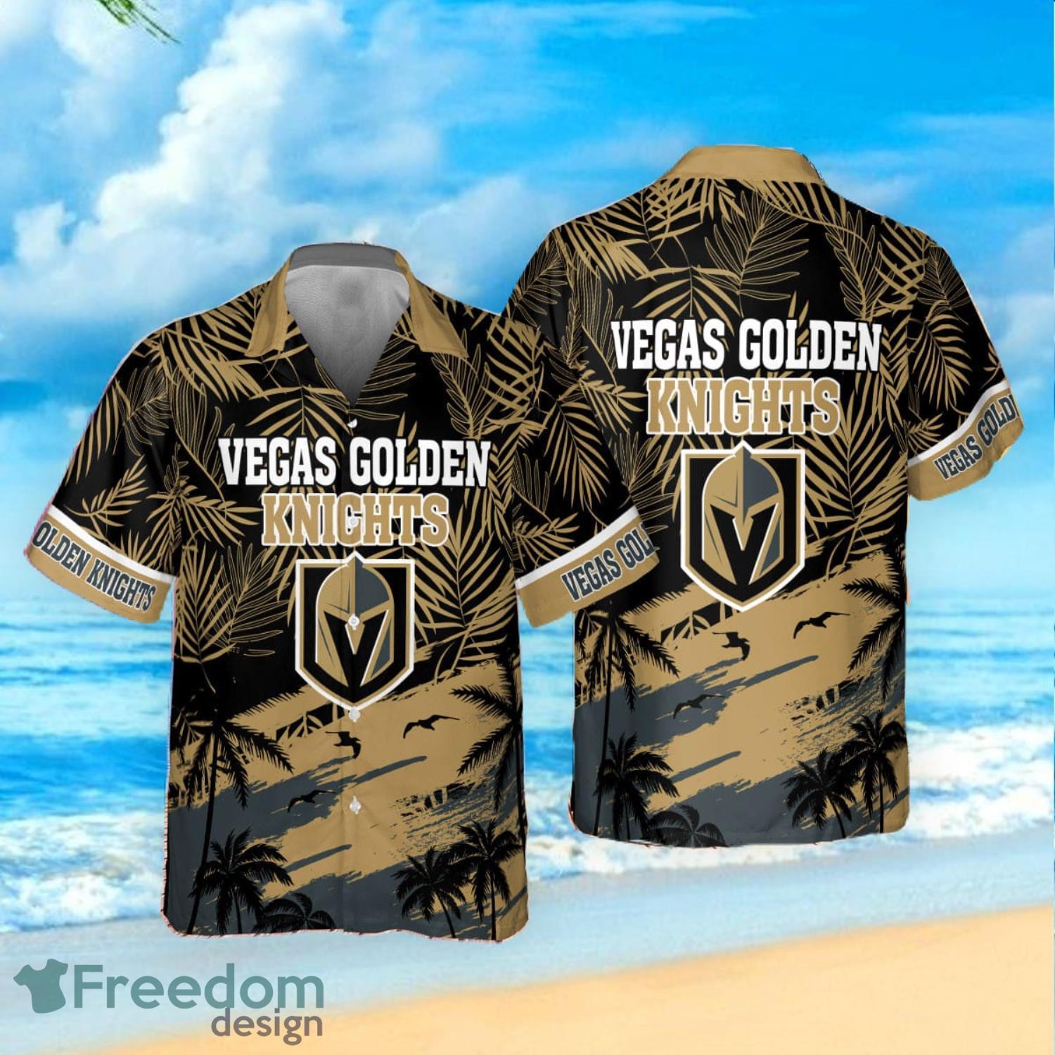 LIMITED] Vegas Golden Knights NHL Hawaiian Shirt And Shorts, New Collection  For This Summer