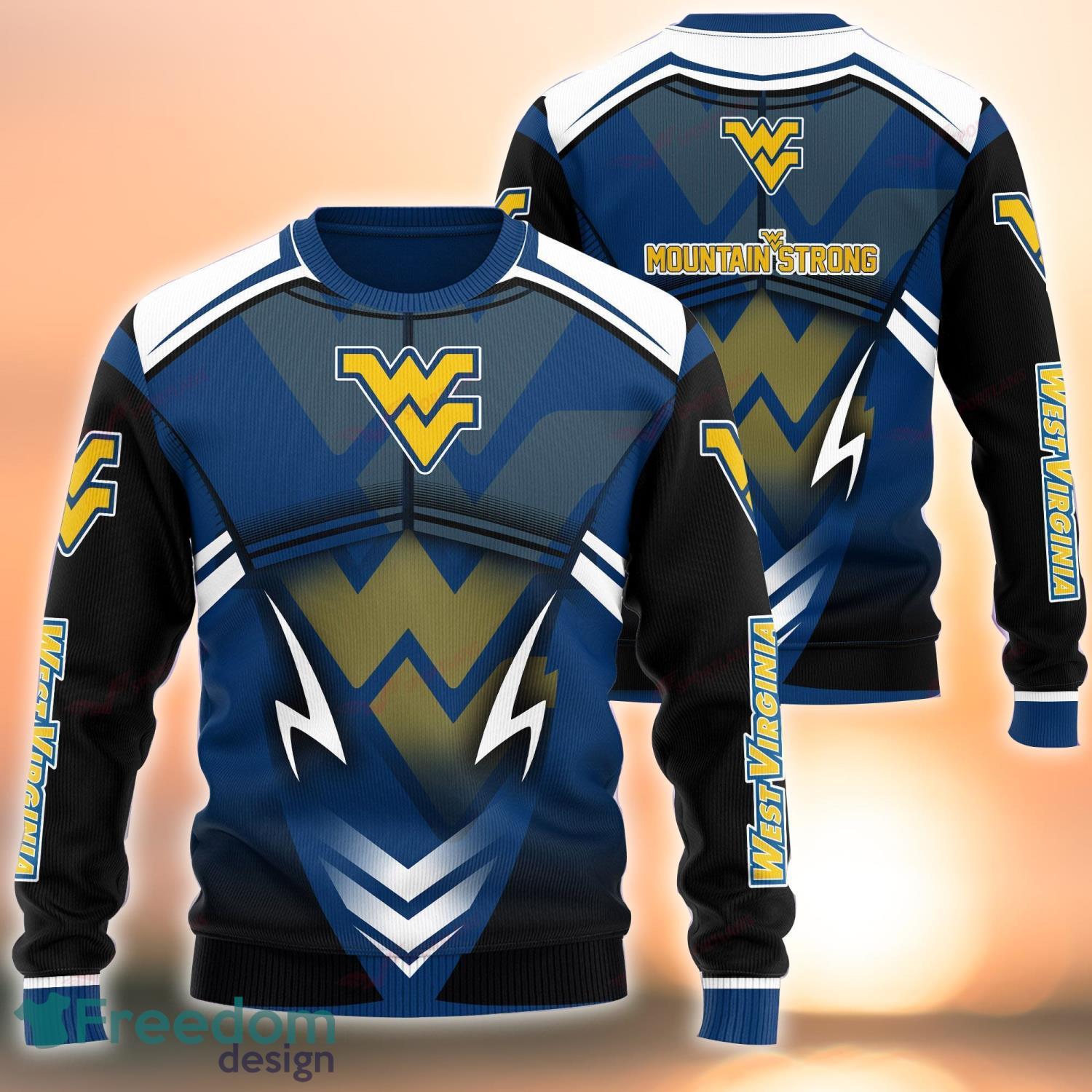 West Virginia Mountaineers NCAA T-Shirt Hoodie Sweatshirt All Over Print 3D Shirt Product Photo 4 West Virginia Mountaineers NCAA T-Shirt Hoodie Sweatshirt All Over Print 3D Shirt Product Photo 4