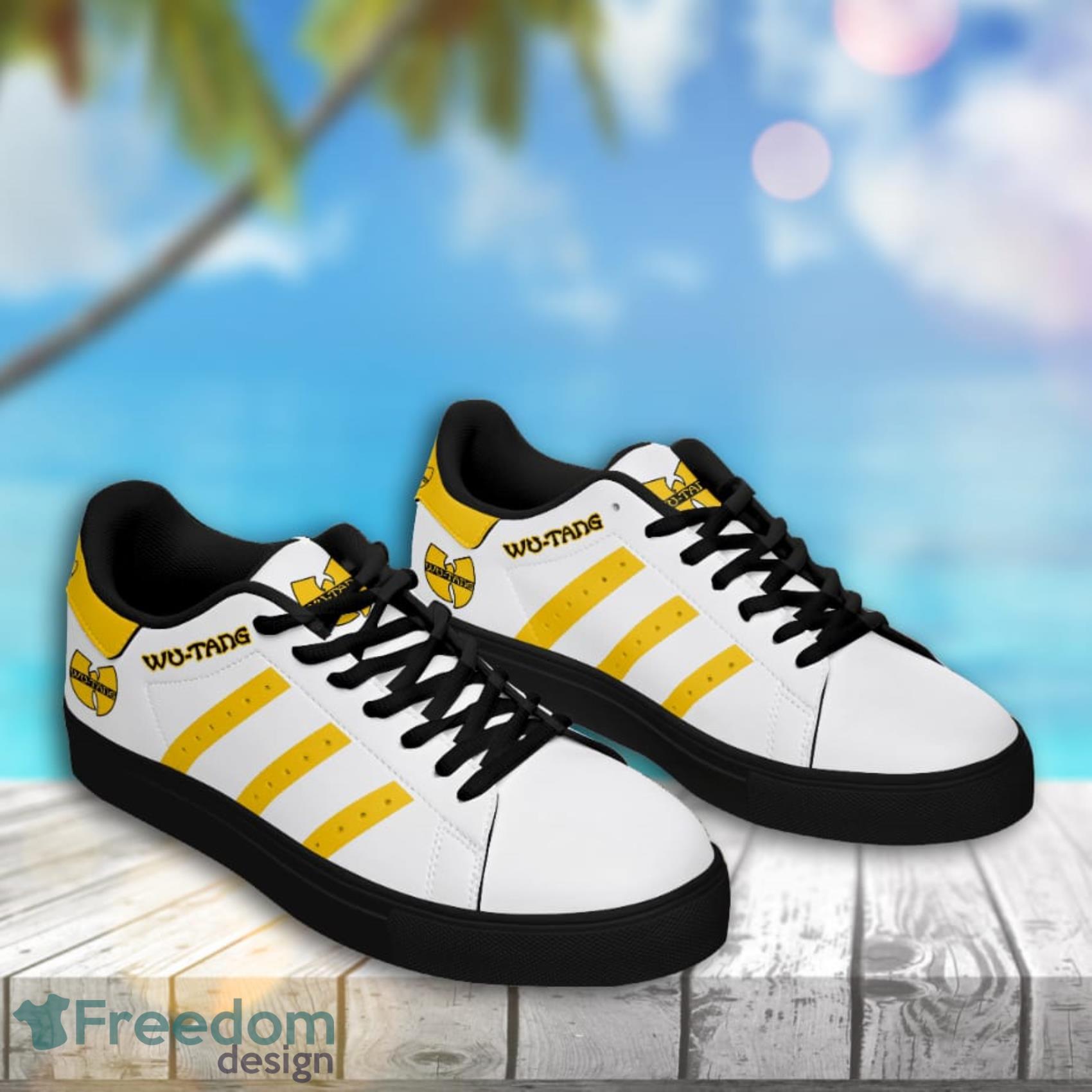contact Lol Transistor Wu Tang Clan Hip Hop Band 4k422 AOP Print Low Top Leather Skate Shoes -  Freedomdesign