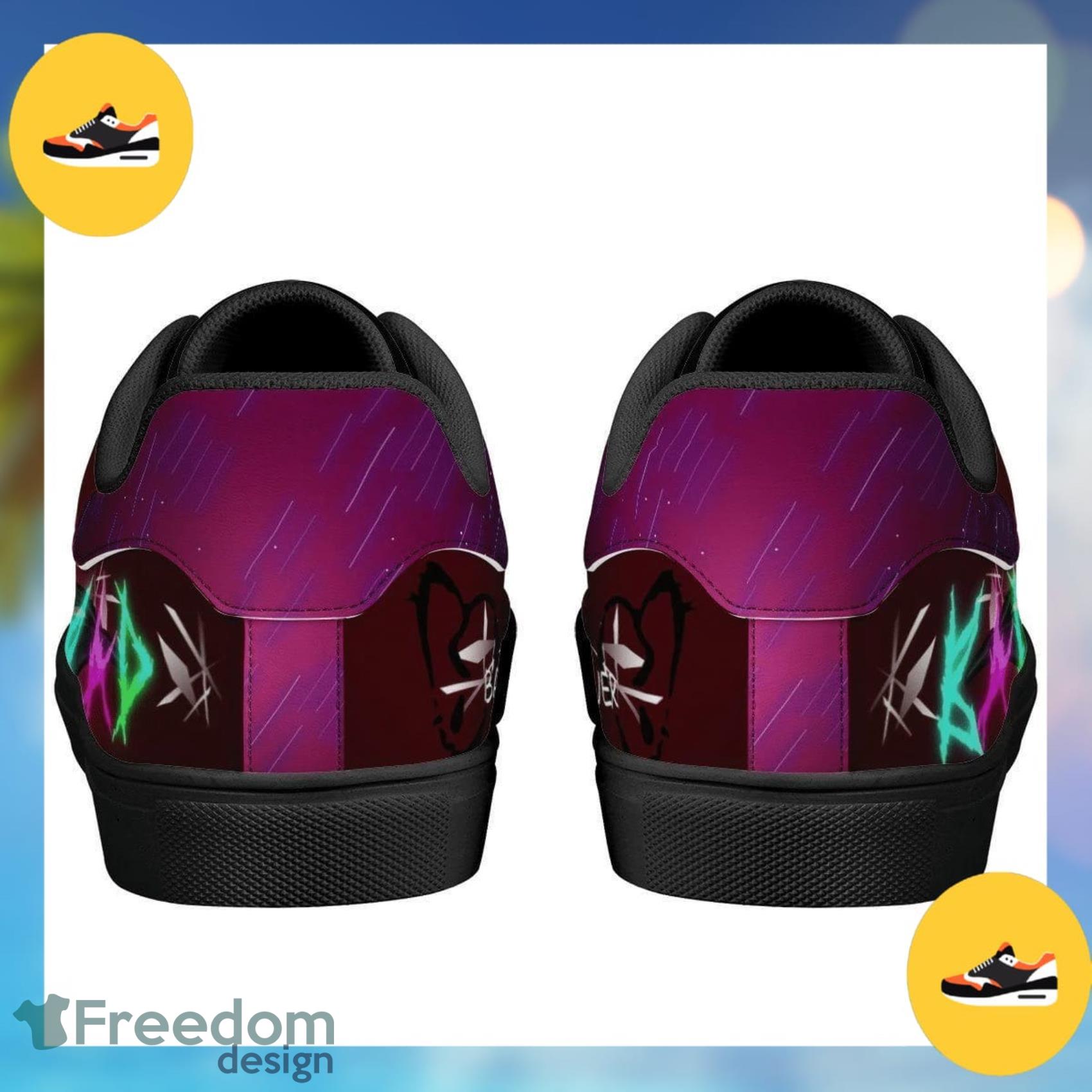 Xxxtentacion Rapper 5k290 AOP Print Low Top Leather Skate Shoes Product Photo 2
