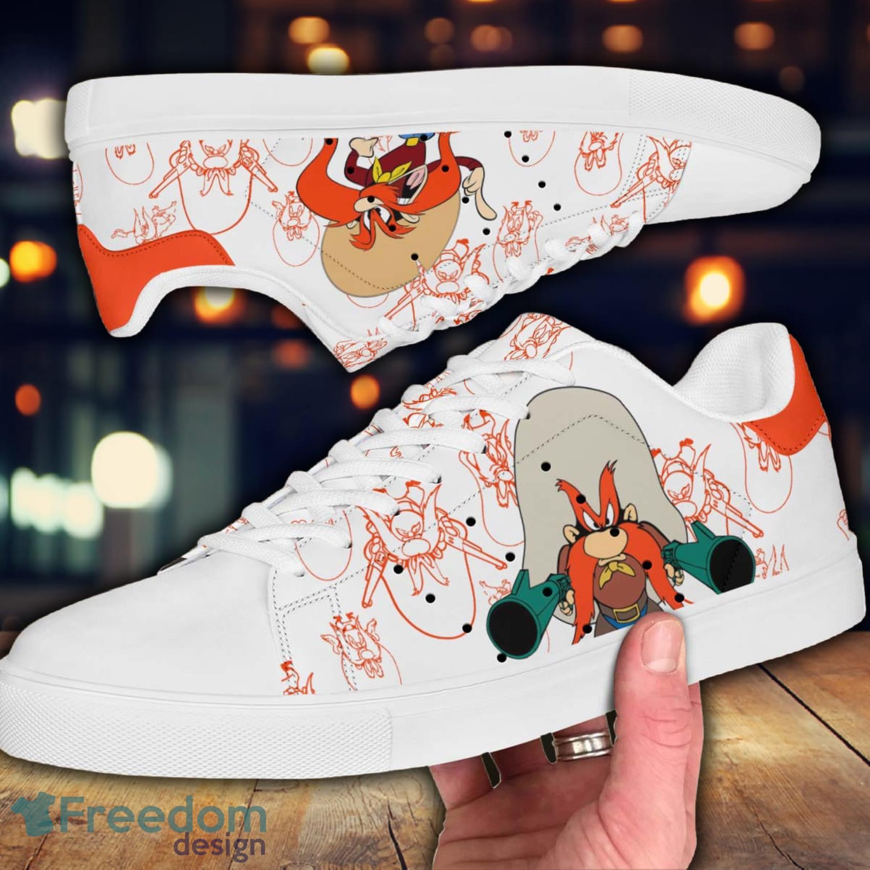 Yosemite Sam Looney Tunes Cartoon Lovely Cute Skate Shoes Gift For Men And Women image Yosemite Sam Looney Tunes Cartoon Lovely Cute Skate Shoes Gift For Men And Women Product Photo 3