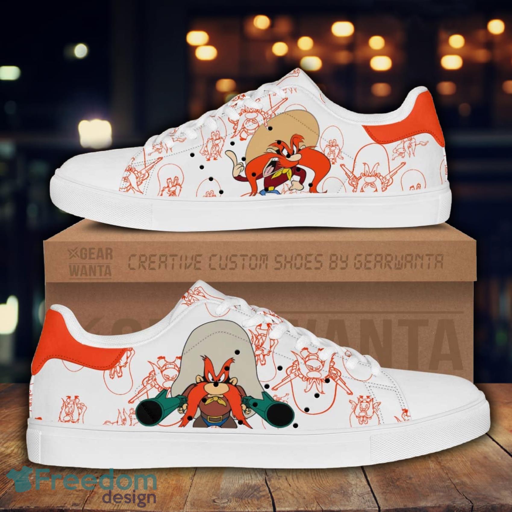 Yosemite Sam Looney Tunes Cartoon Lovely Cute Skate Shoes Gift For Men And Women Product Photo 1 Yosemite Sam Looney Tunes Cartoon Lovely Cute Skate Shoes Gift For Men And Women Product Photo 1