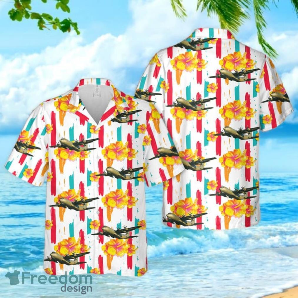 ZH871 Royal Air Force Lockheed Martin Hercules C4 (C-130J-30) Aloha Hawaiian Shirt For Summer Gift Product Photo 1