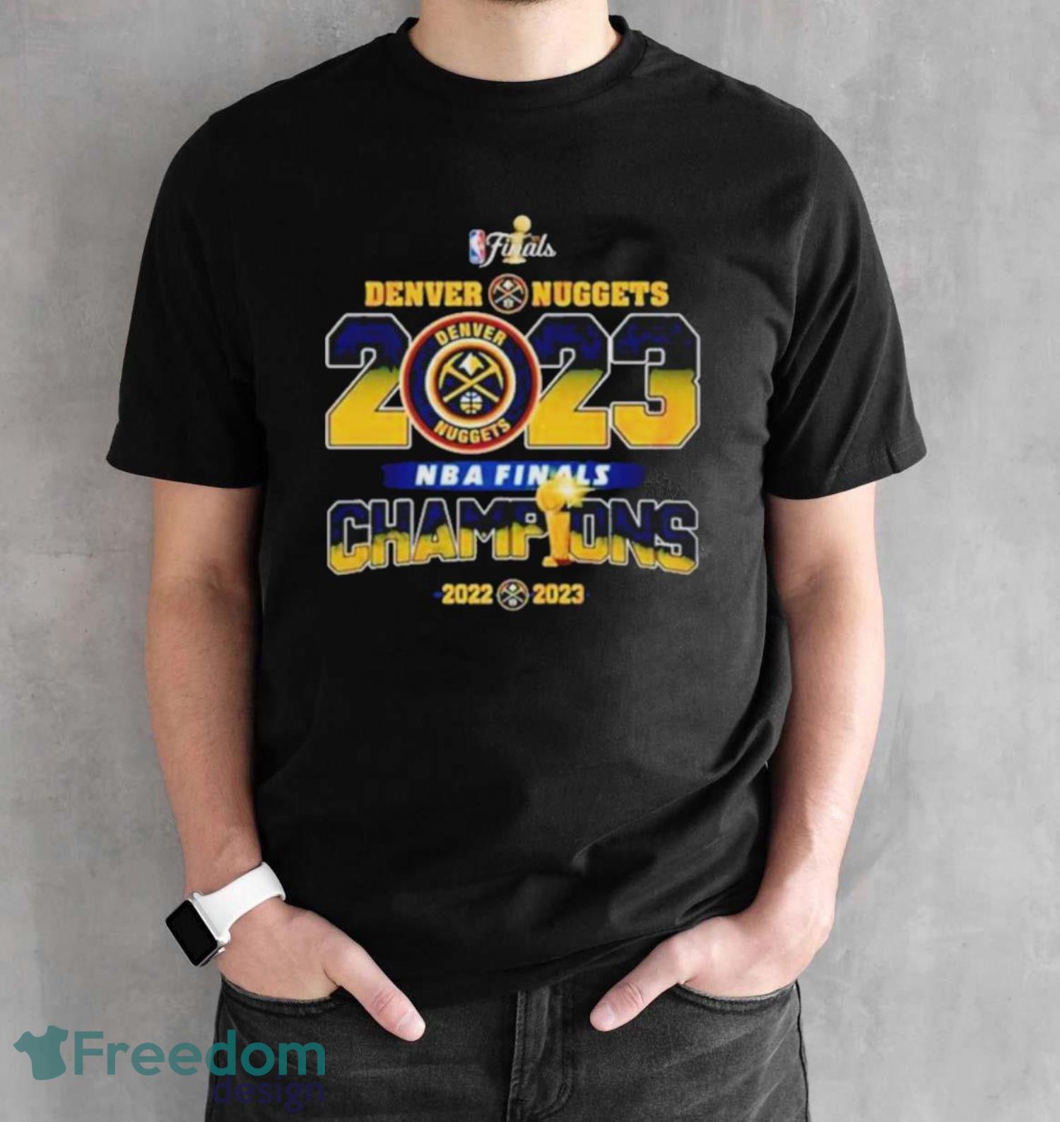 2023 nba finals champions denver nuggets 2022 – 2023 t-shirt - Black Unisex T-Shirt