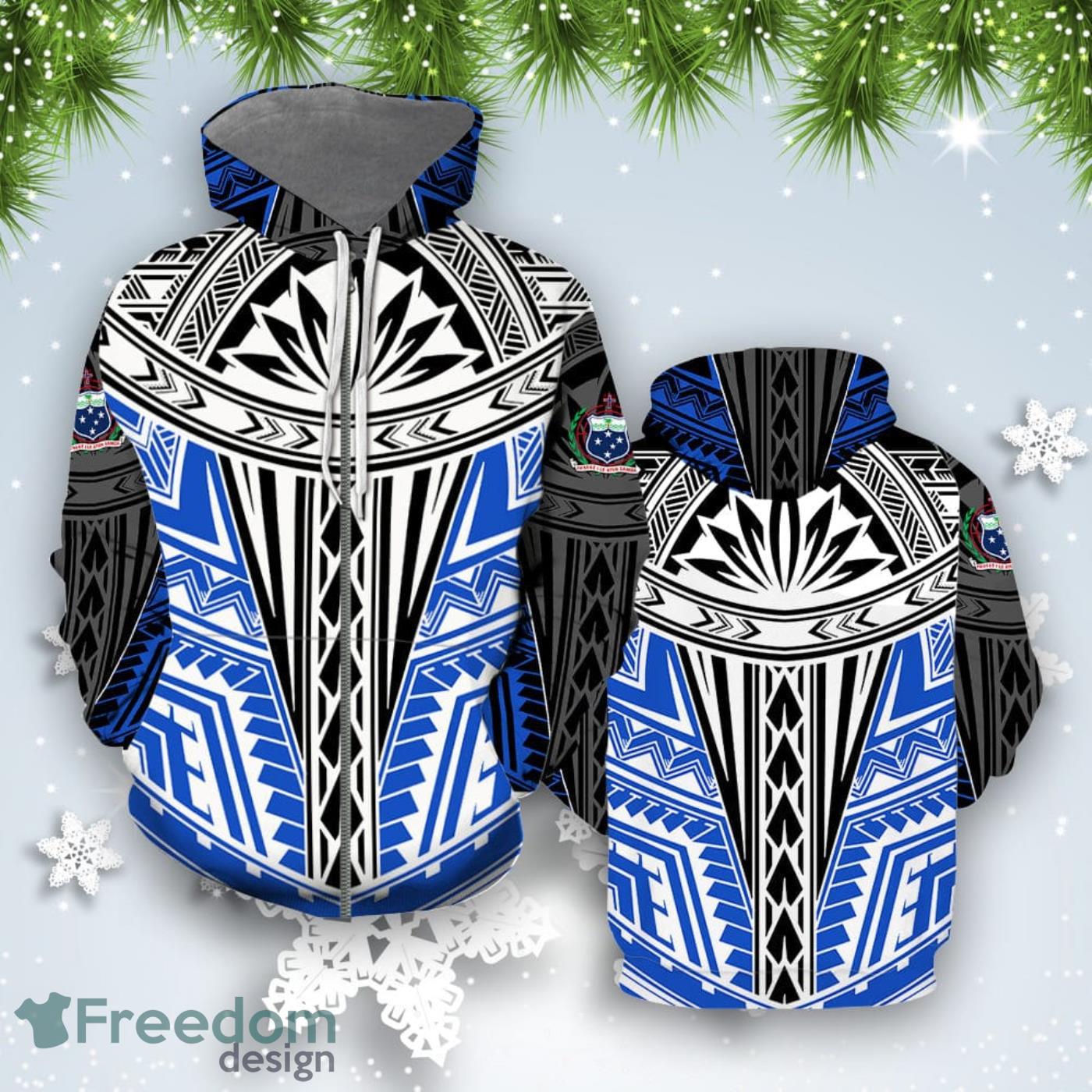 Amazing Polynesian Tattoo All Over Print Hoodie For Men And Women Best Gift Product Photo 2
