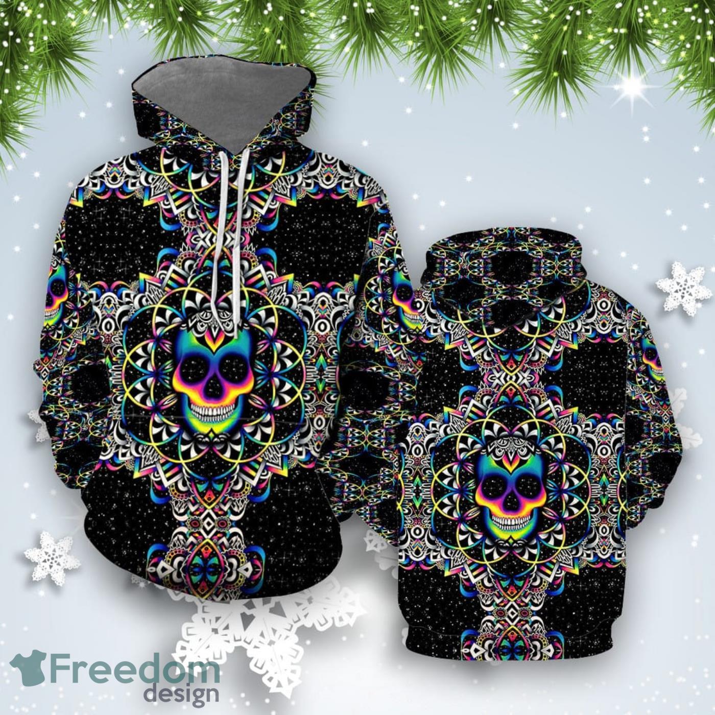 Amazing Skull All Over Print Hoodie For Men And Women Best Gift Product Photo 1