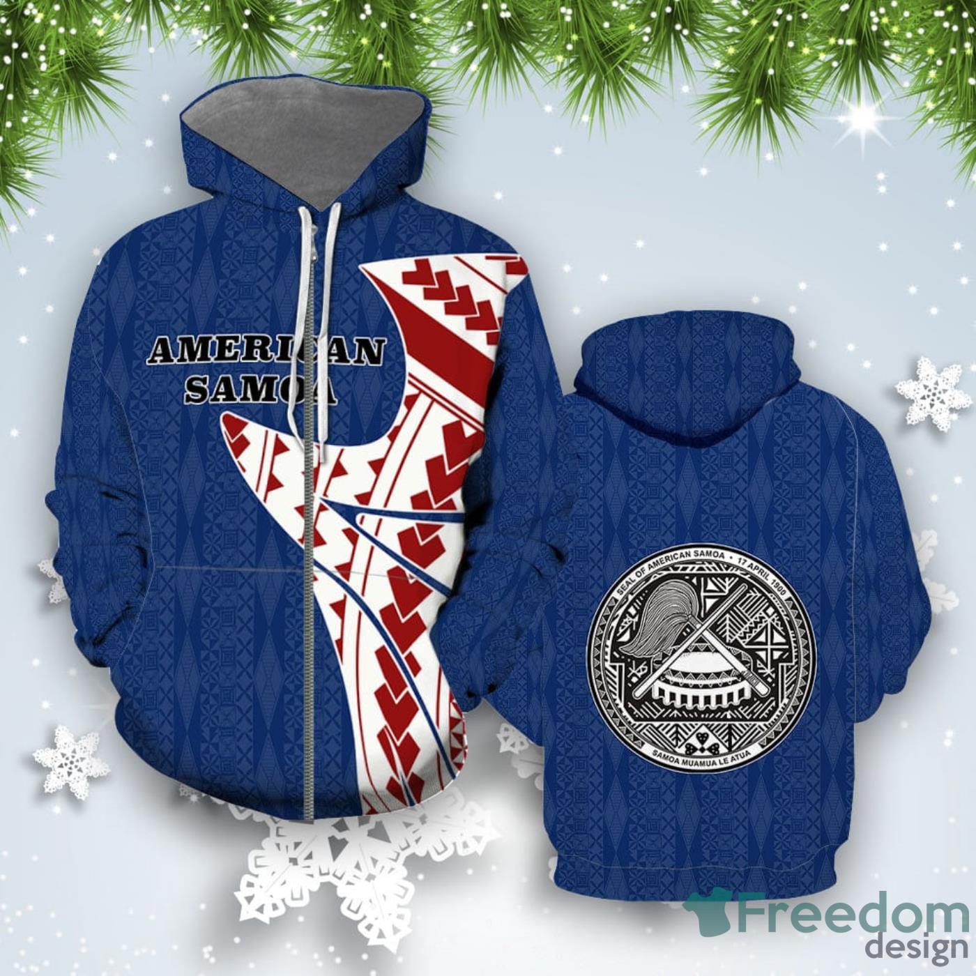 American Samoa All Over Print 3D Hoodie Special Gift Product Photo 2