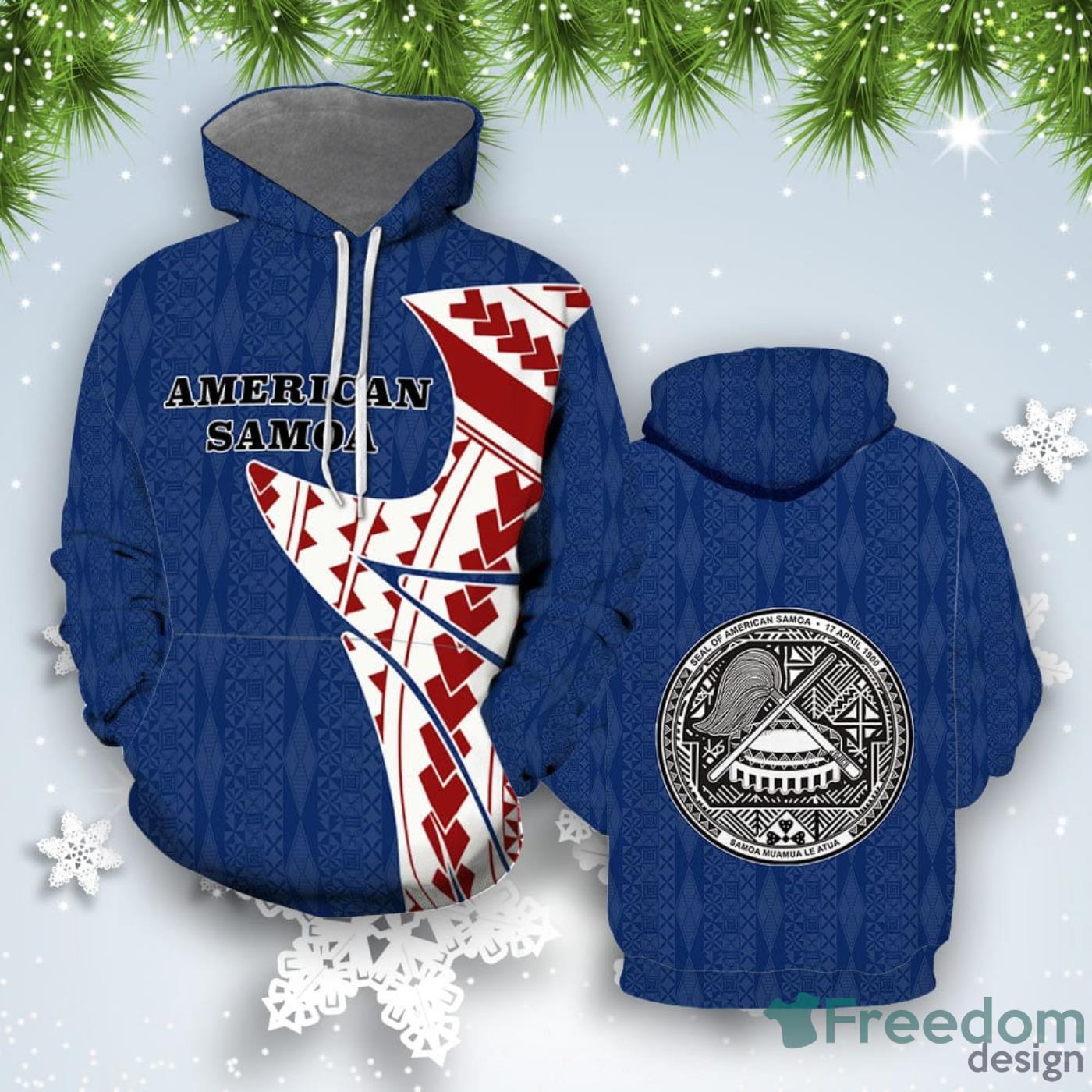 American Samoa All Over Print 3D Hoodie Special Gift Product Photo 1