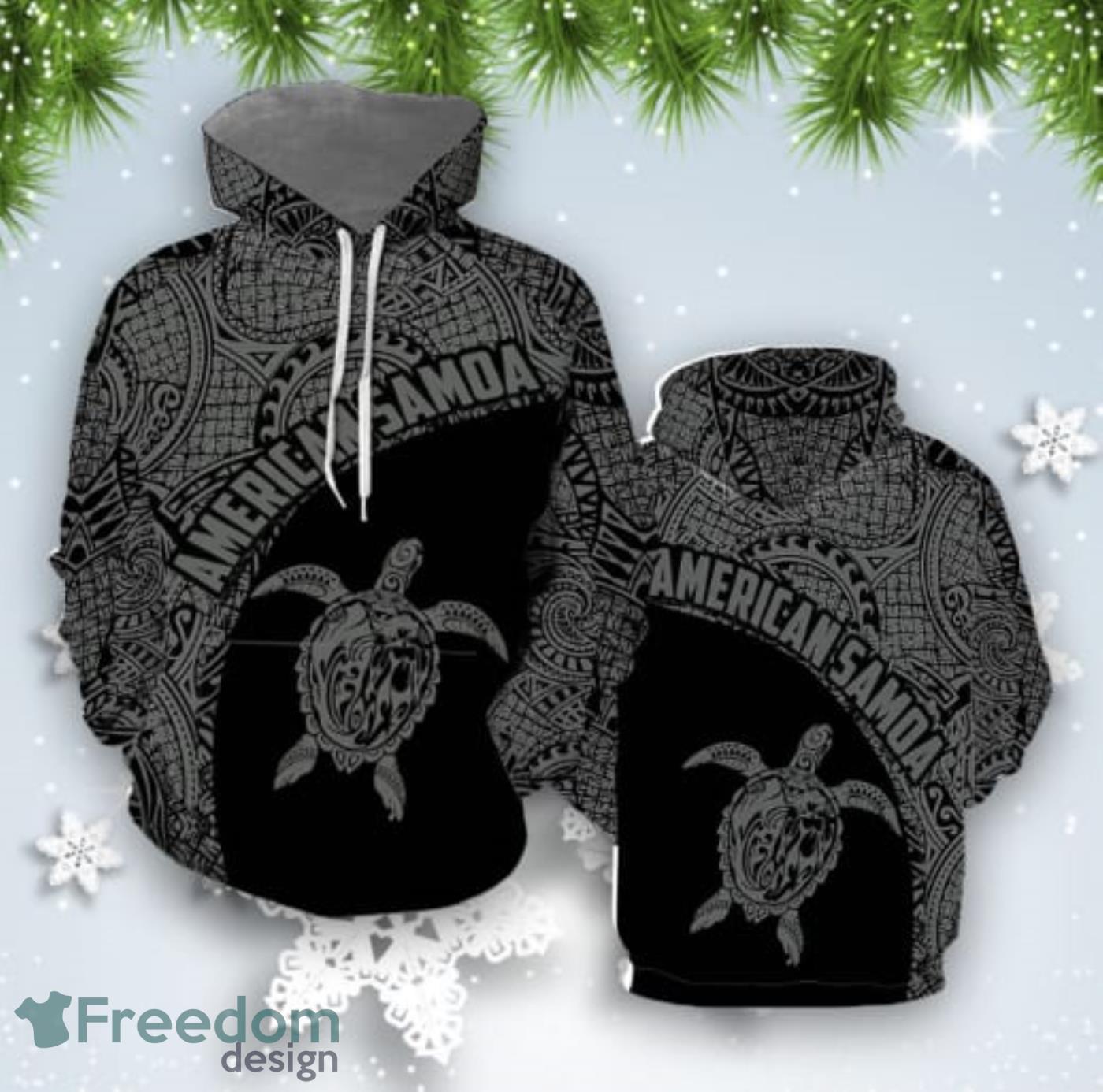 American Samoa Vintage All Over Print 3D Hoodie For Men And Women Best Gift Product Photo 1
