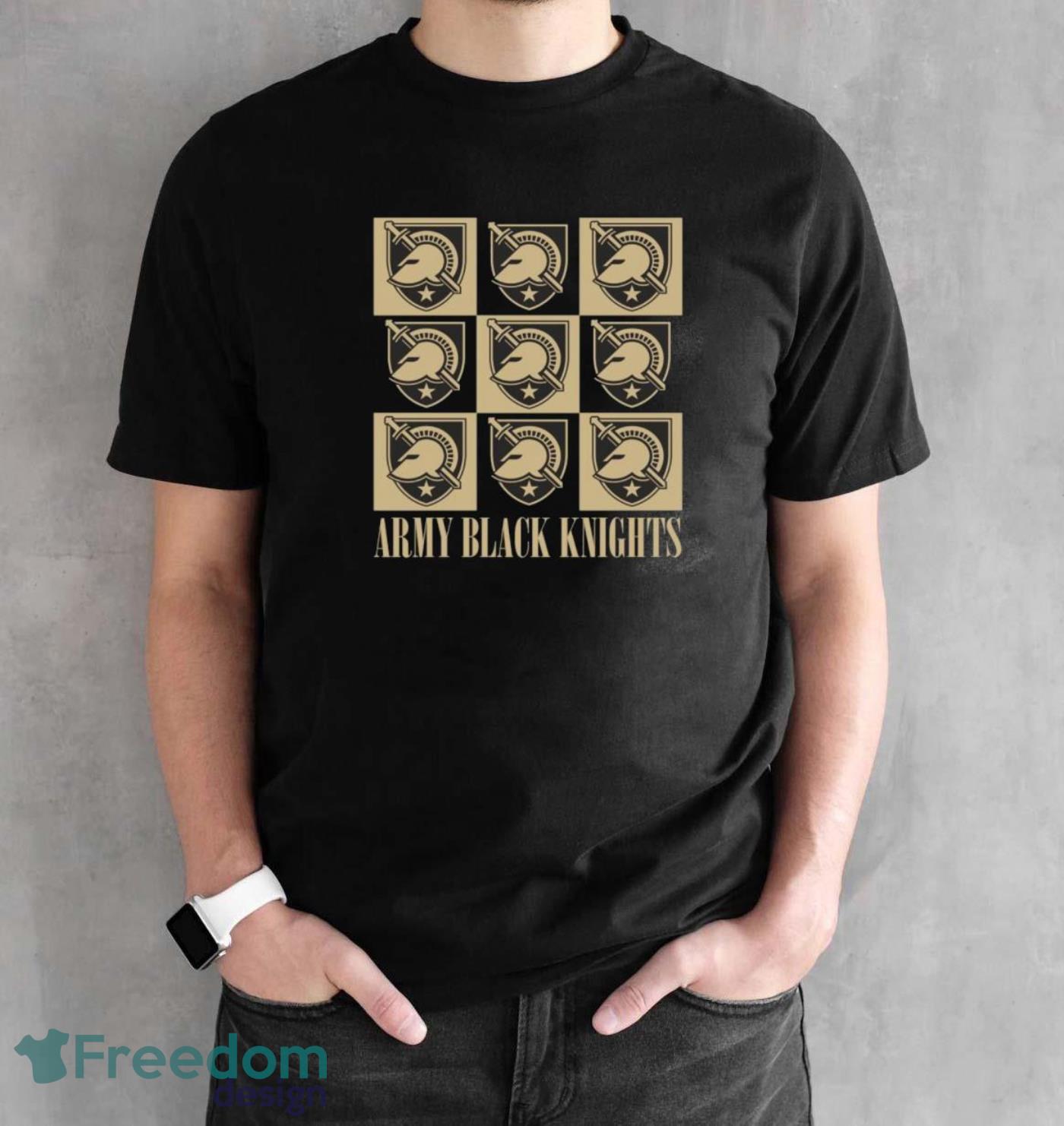 Army Black Knights chessboard logo 2023 shirt - Black Unisex T-Shirt