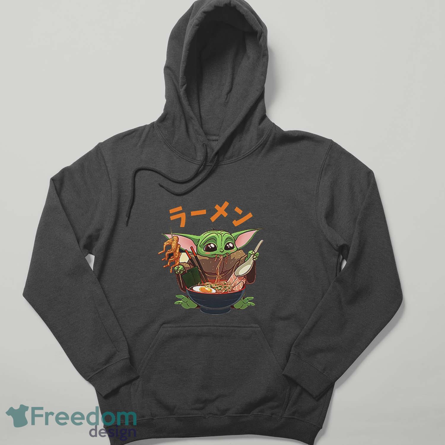 Baby Yoda Eating Ramen Shirt - Hoodie Baby Yoda Eating Ramen Shirt - Hoodie