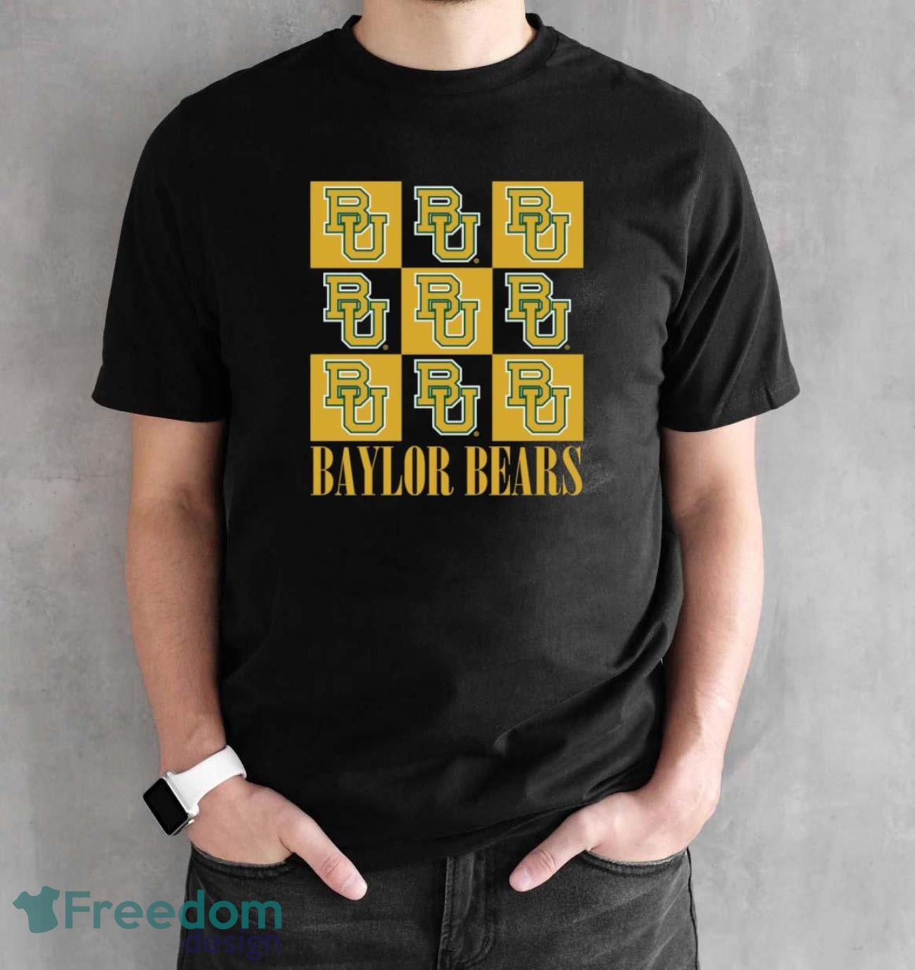 Baylor Bears chessboard logo 2023 shirt - Black Unisex T-Shirt