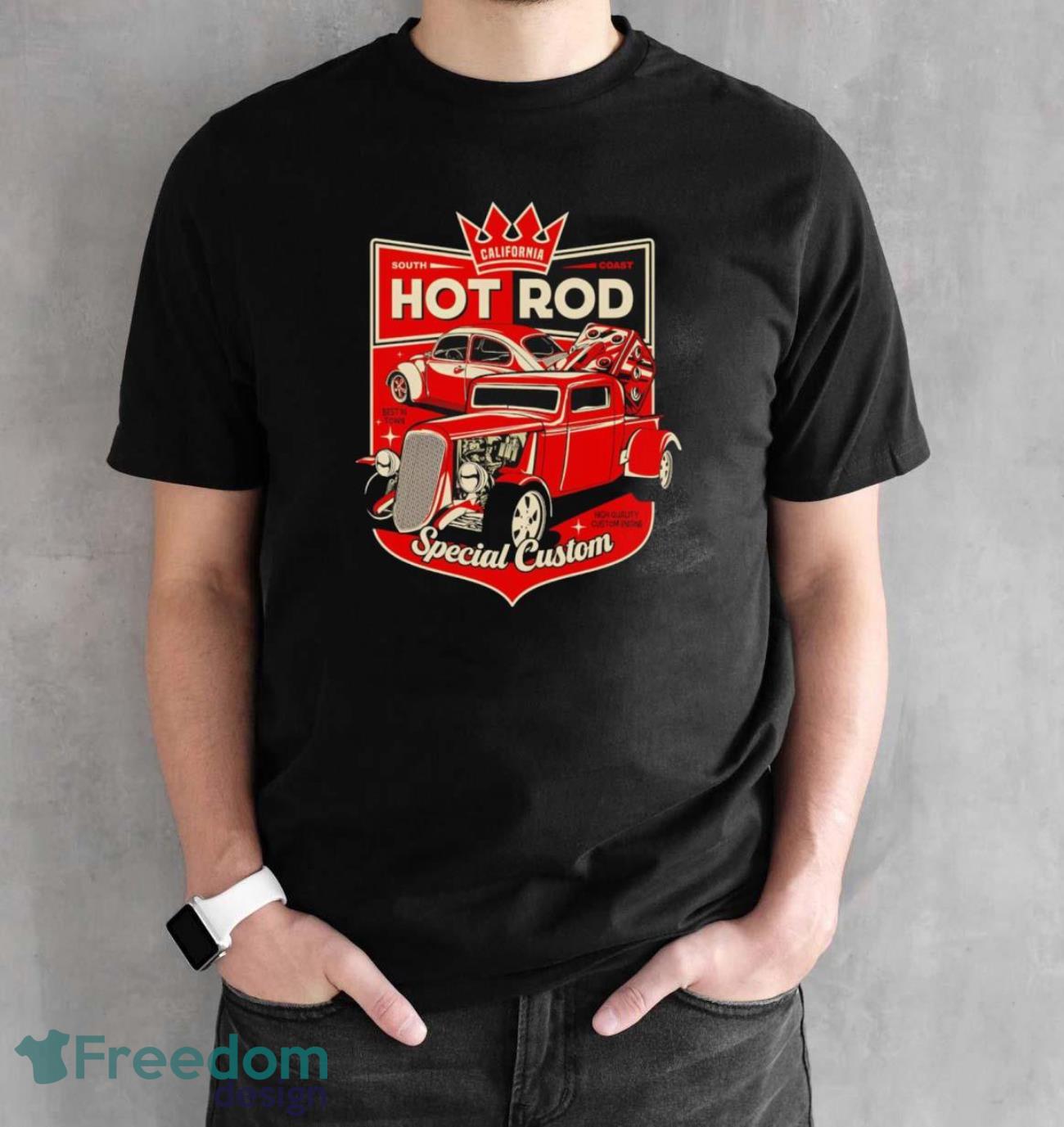 California South Coast Hot Rod retro car logo shirt - Black Unisex T-Shirt