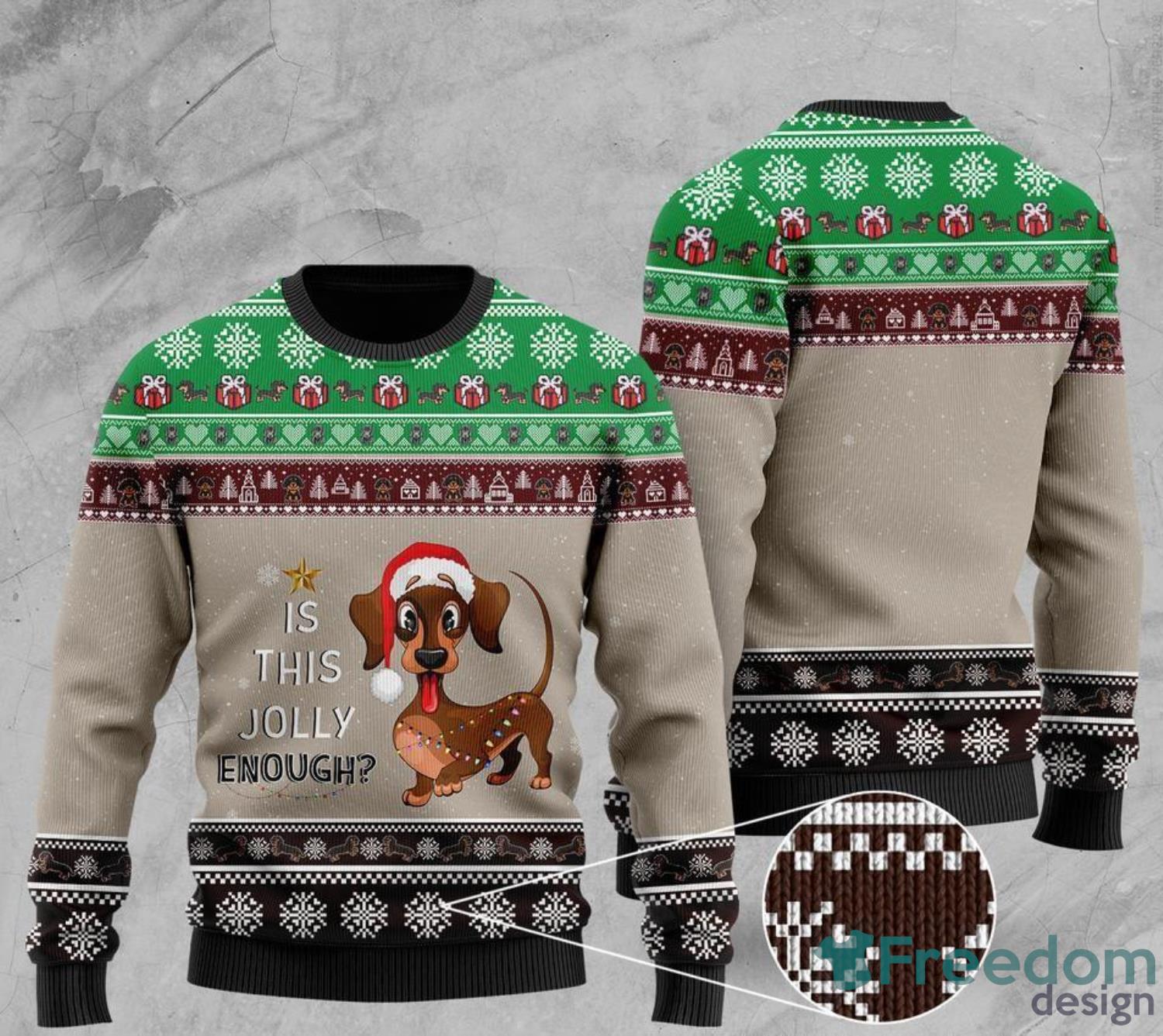 Dachshund ugly clearance sweater