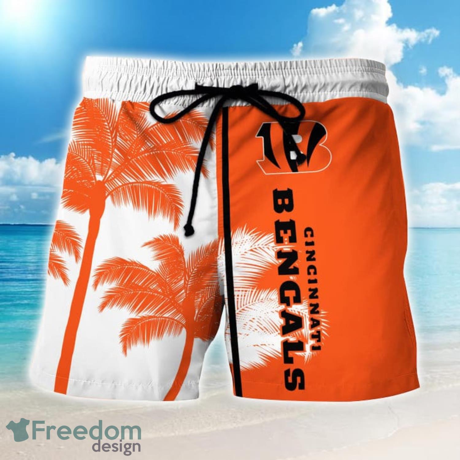 NFL Cincinnati Bengals Hawaiian Shirt Orange Green - Ingenious Gifts Your  Whole Family