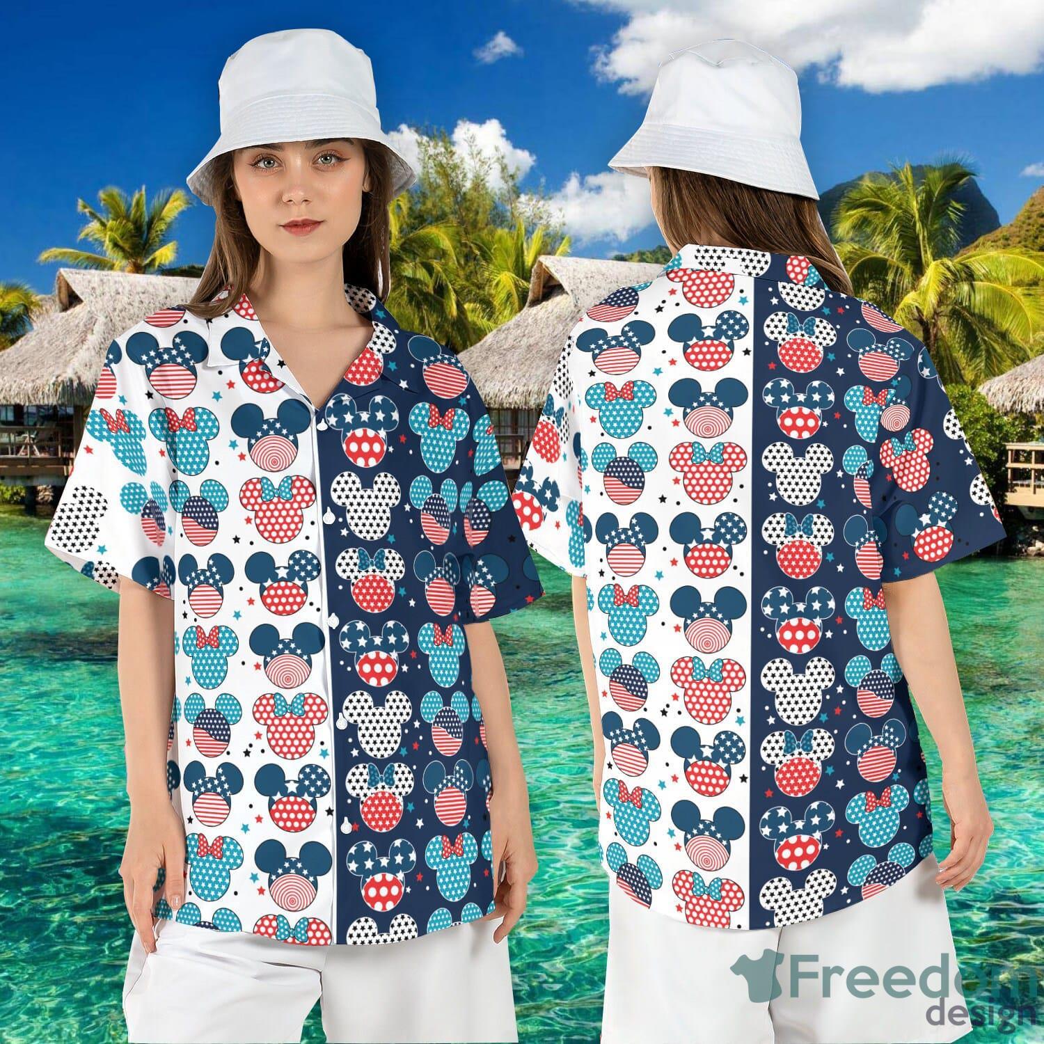 Atlanta Braves Minnie Mouse Hawaii Shirt Summer Button Up Shirt