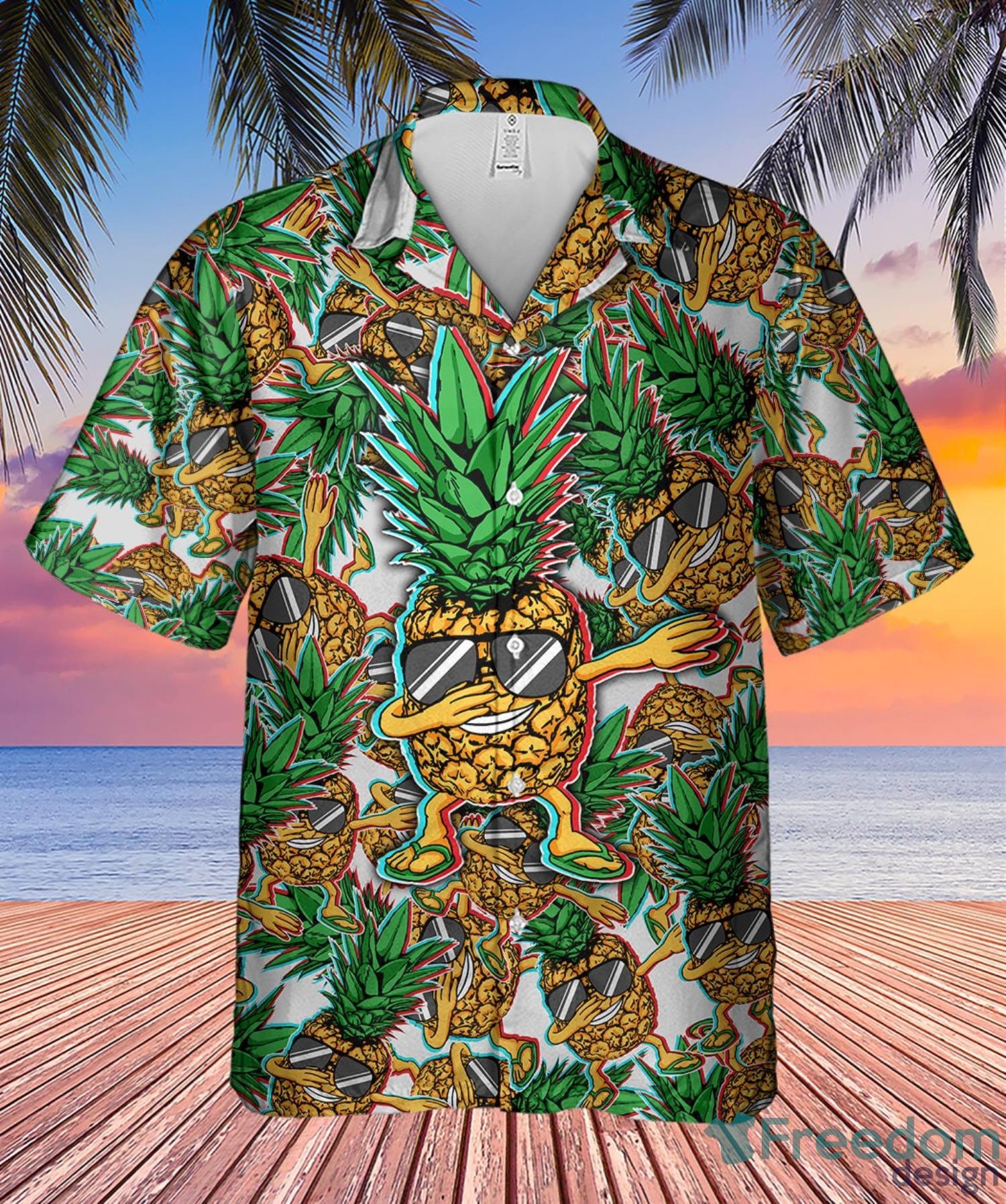 Dab Dancing Pineapple Tropical Cool Hawaiian Shirt Summer Gift For Men And  Women - Freedomdesign