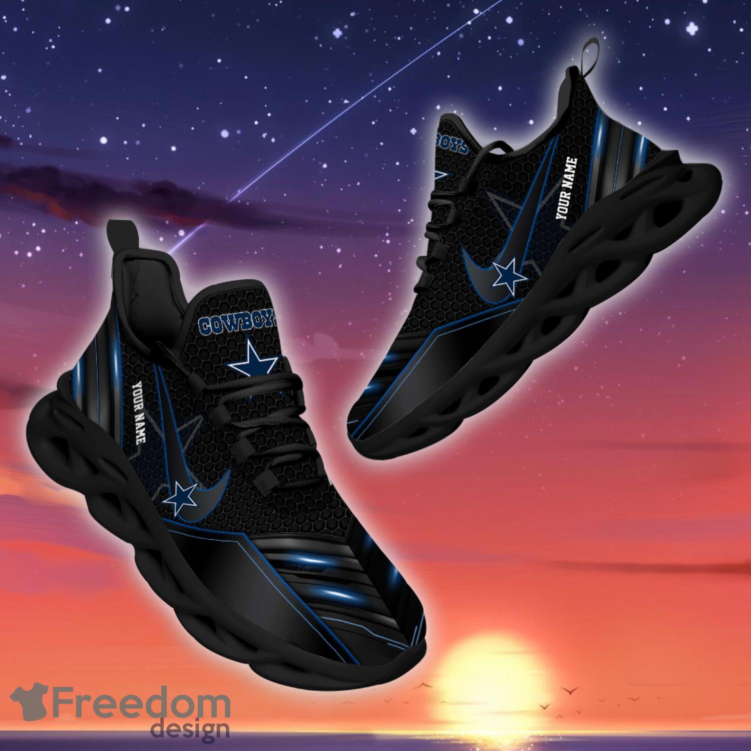 Dallas Cowboys NFL Unique Sneaker Max Soul Shoes - Freedomdesign